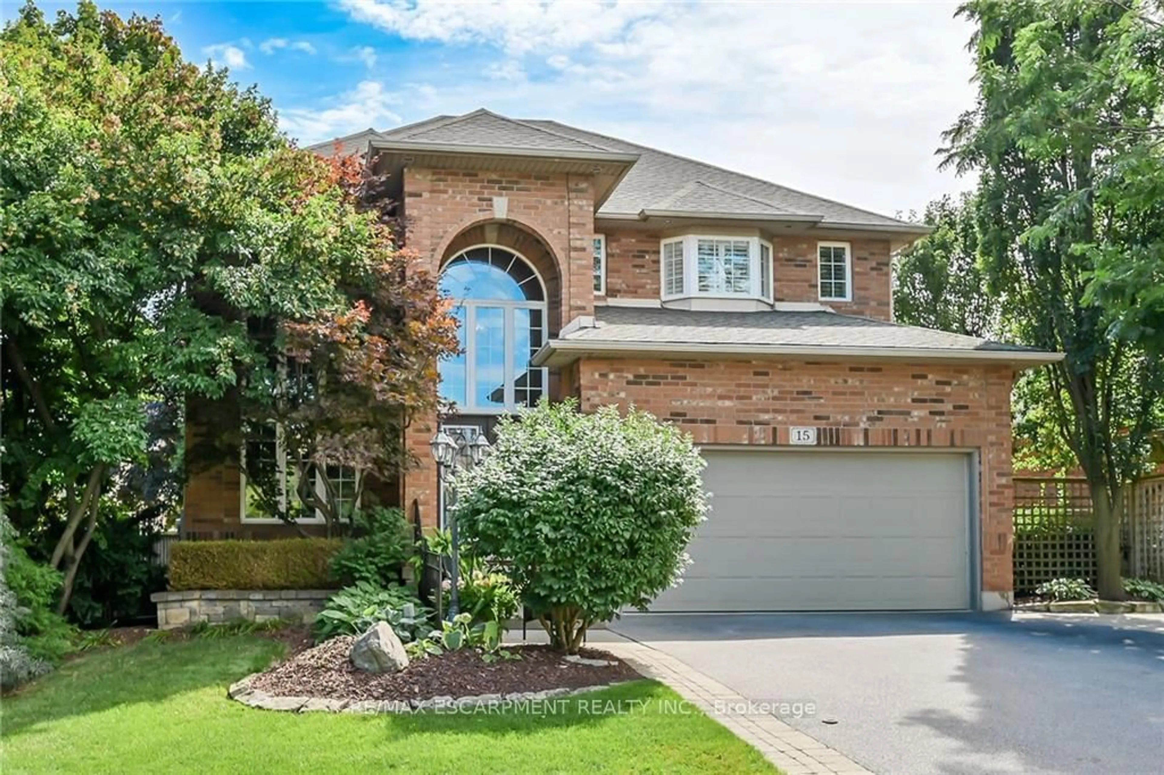 Home with brick exterior material, street for 15 Pelham Dr, Hamilton Ontario L9K 1L4