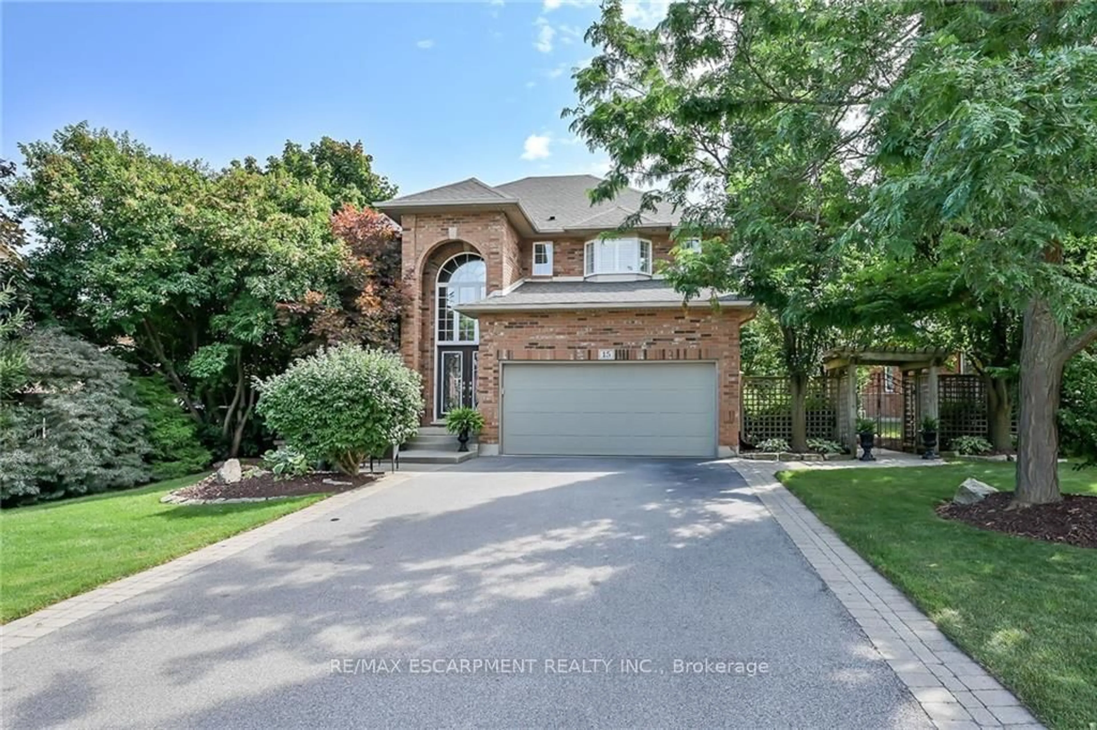 Home with brick exterior material, street for 15 Pelham Dr, Hamilton Ontario L9K 1L4