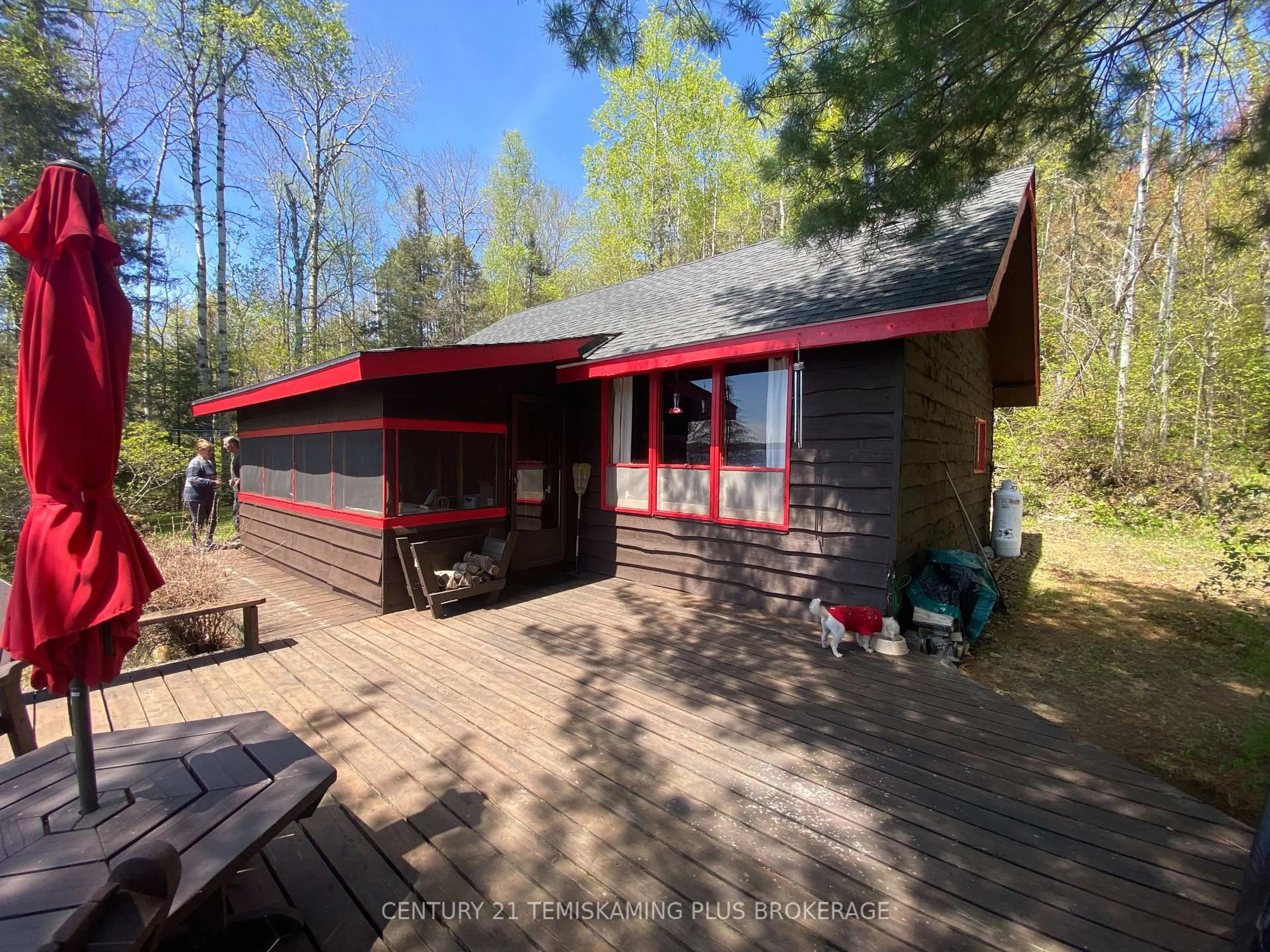 A pic from outside/outdoor area/front of a property/back of a property/a pic from drone, unknown for 277 NET CREEK Rd, Temagami Ontario P0H 2H0