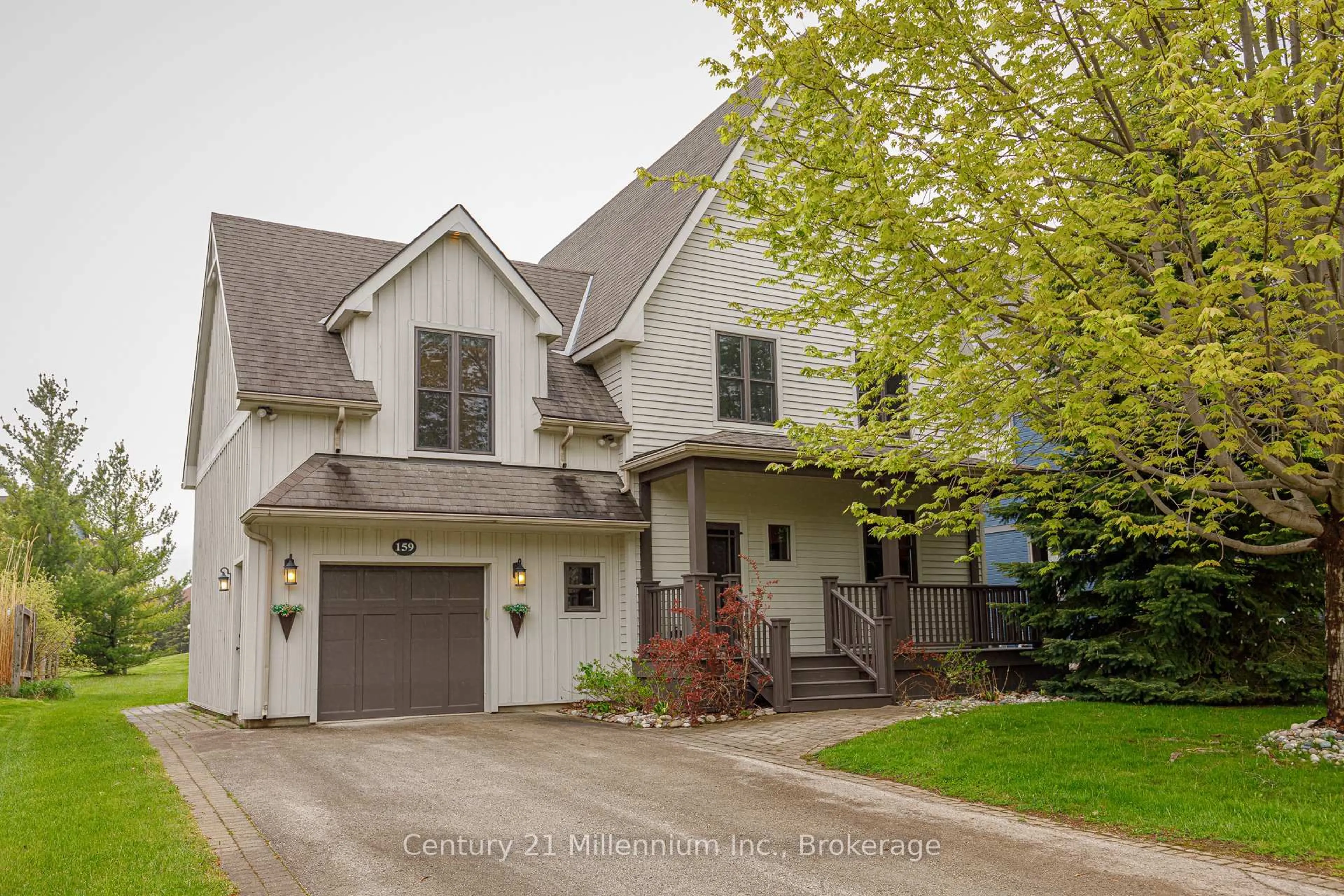 Home with brick exterior material, street for 159 Snowbridge Way, Blue Mountains Ontario L9Y 0V1