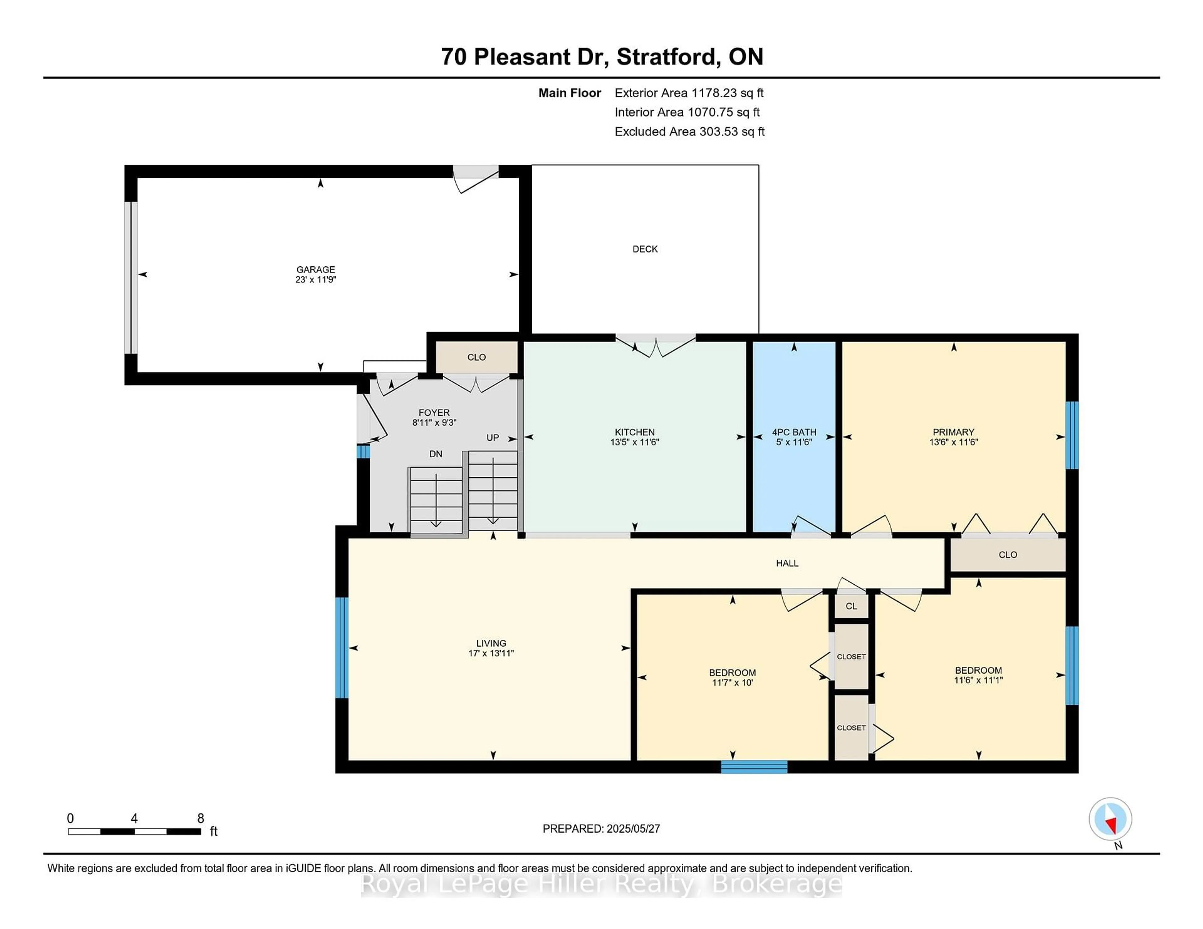 Floor plan for 70 Pleasant Dr, Stratford Ontario N5A 4X3