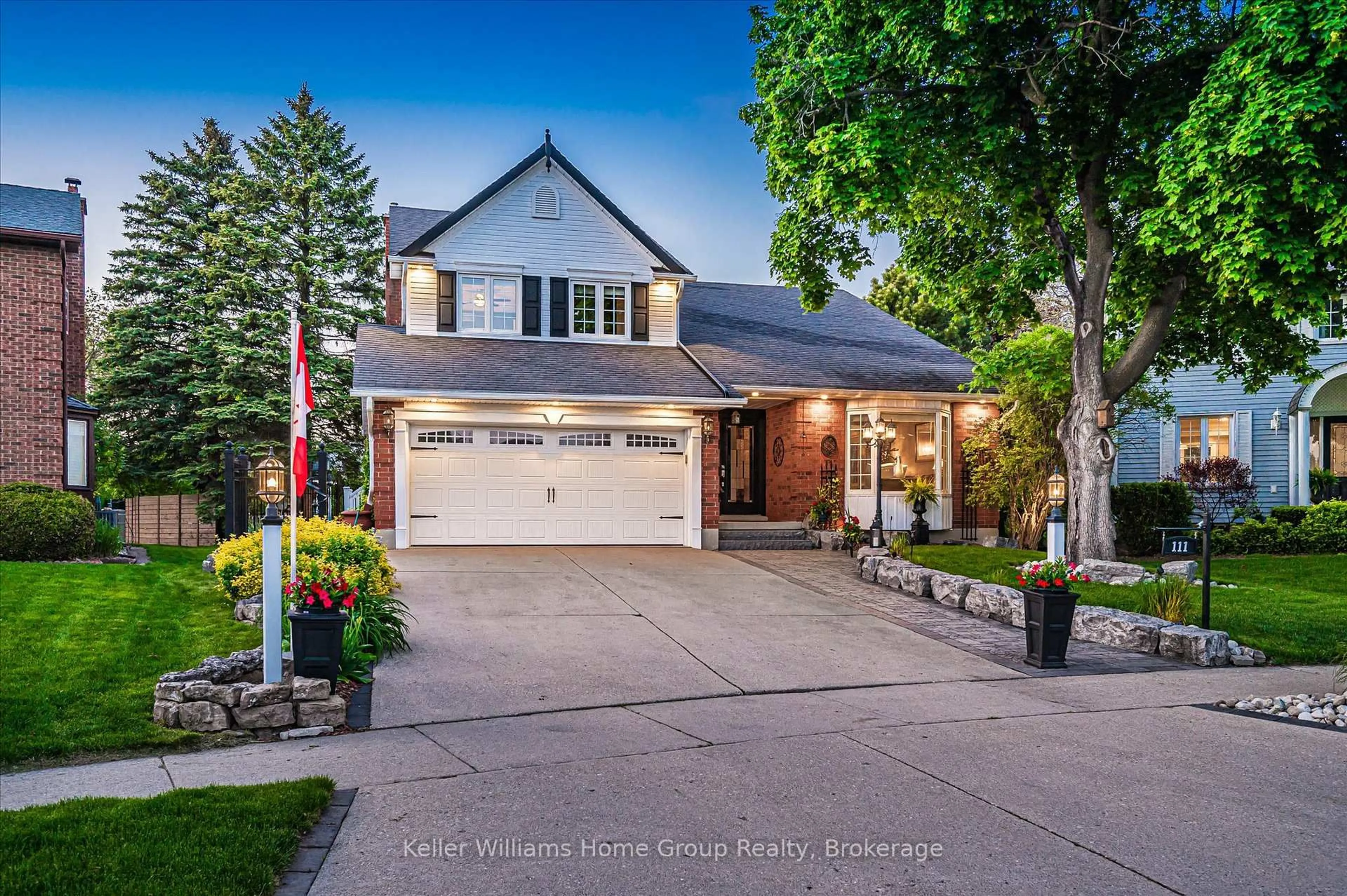 Home with brick exterior material, street for 111 Woodborough Rd, Guelph Ontario N1G 3L7