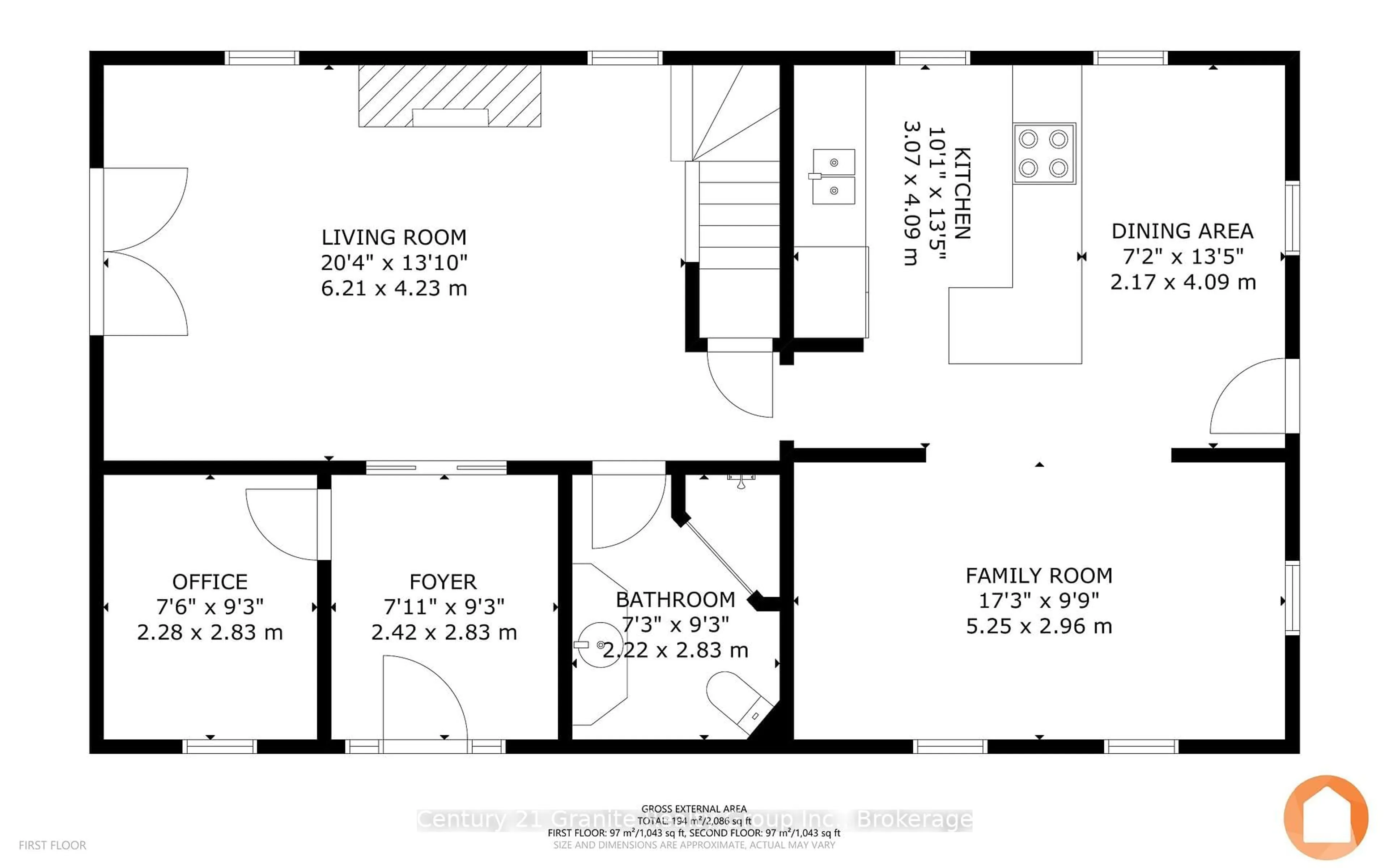 Floor plan for 8 Bend St, Kawartha Lakes Ontario K0M 2A0