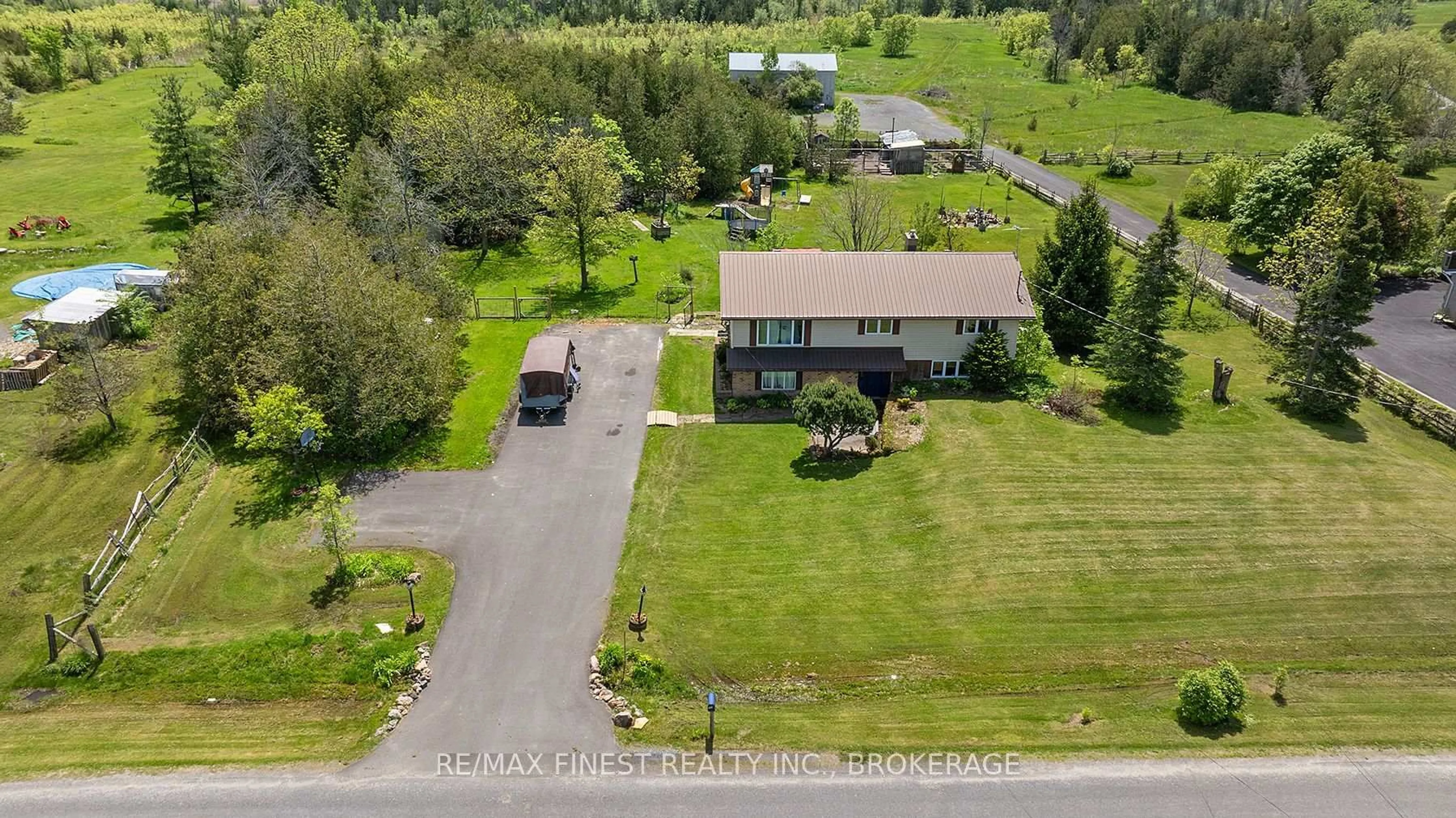 A pic from outside/outdoor area/front of a property/back of a property/a pic from drone, unknown for 706 Caton Rd, Bath Ontario K0H 1G0