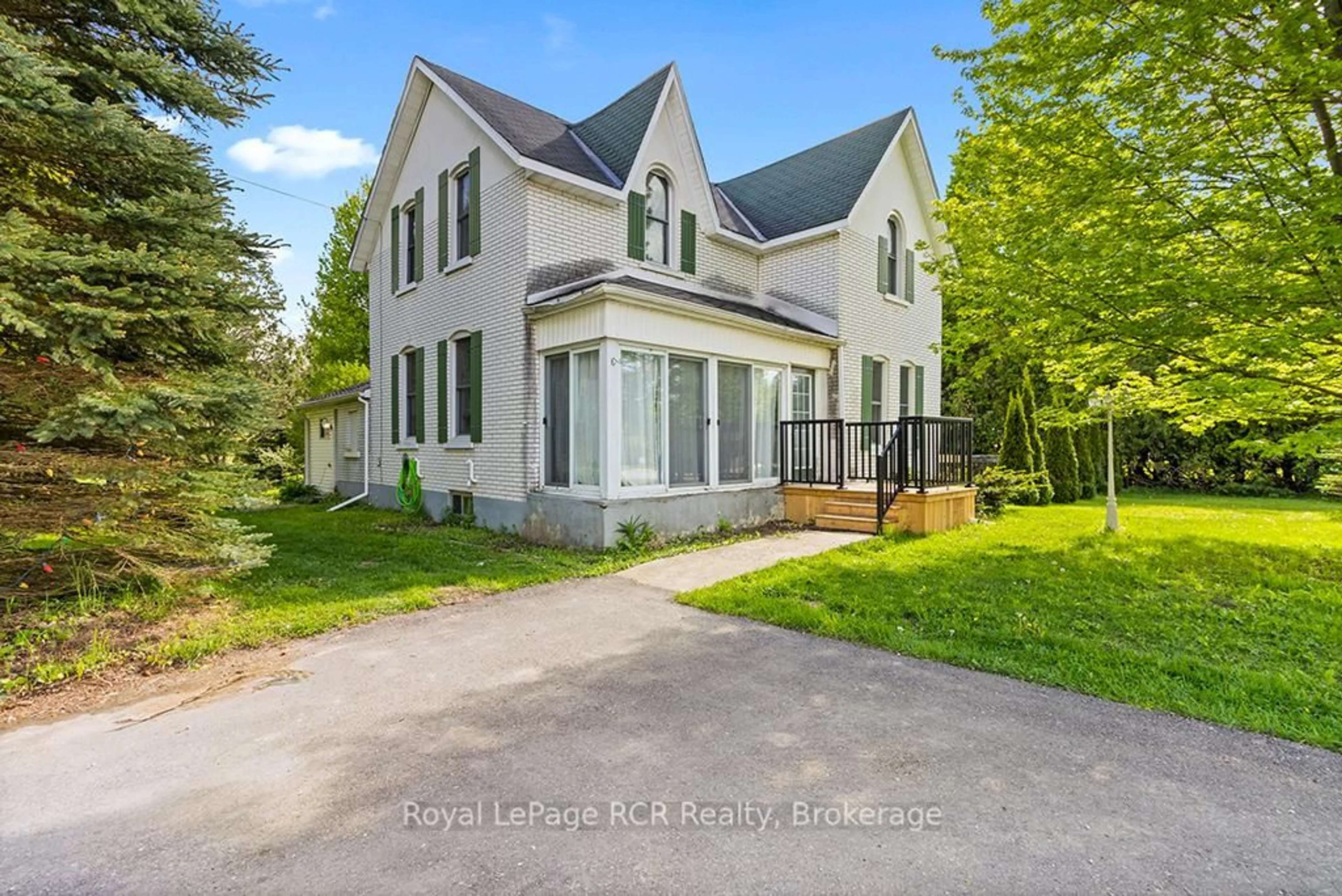 A pic from outside/outdoor area/front of a property/back of a property/a pic from drone, unknown for 403192 Grey Road 4 Rd, West Grey Ontario N0G 1R0