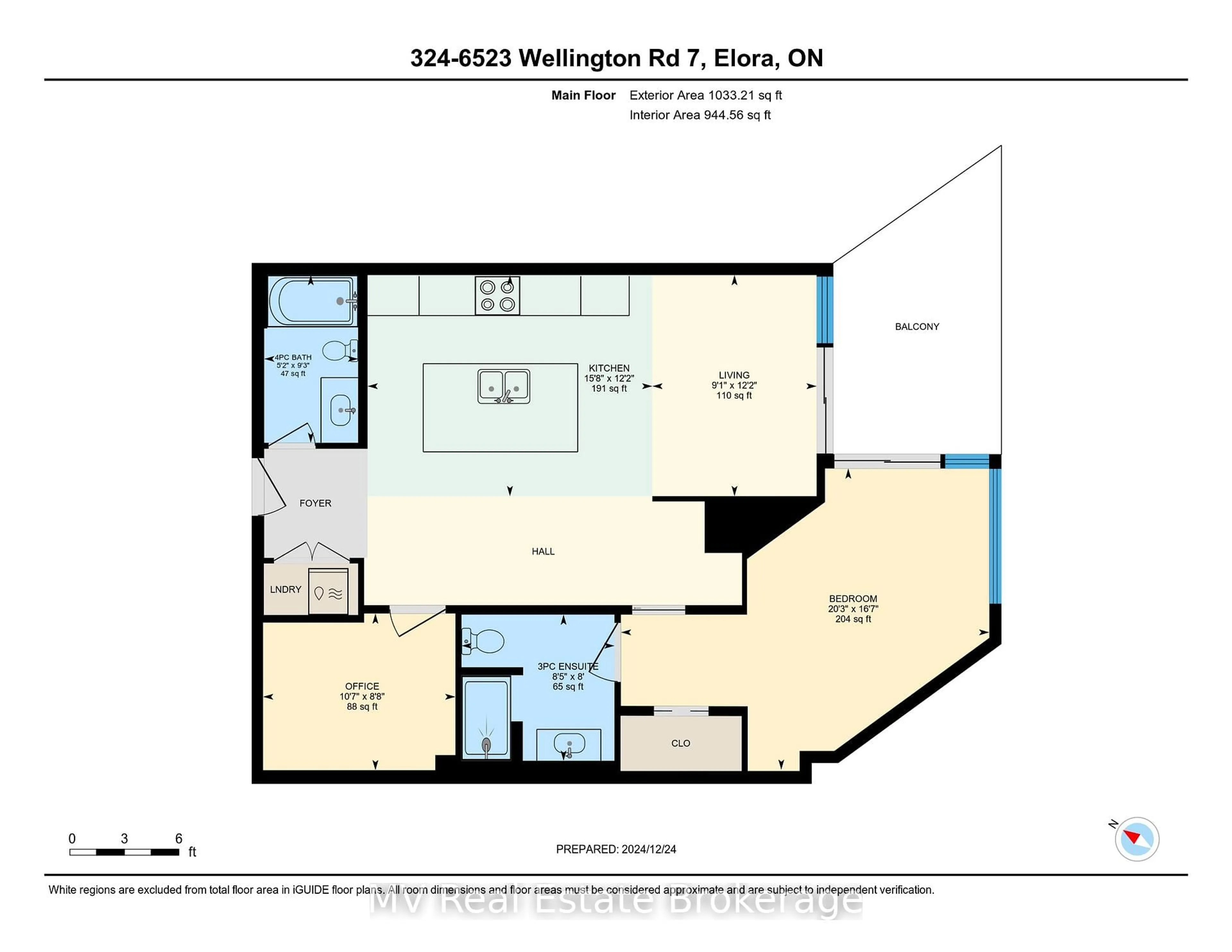 Floor plan for 6523 Wellington Road 7 Rd #324, Centre Wellington Ontario N0B 1S0