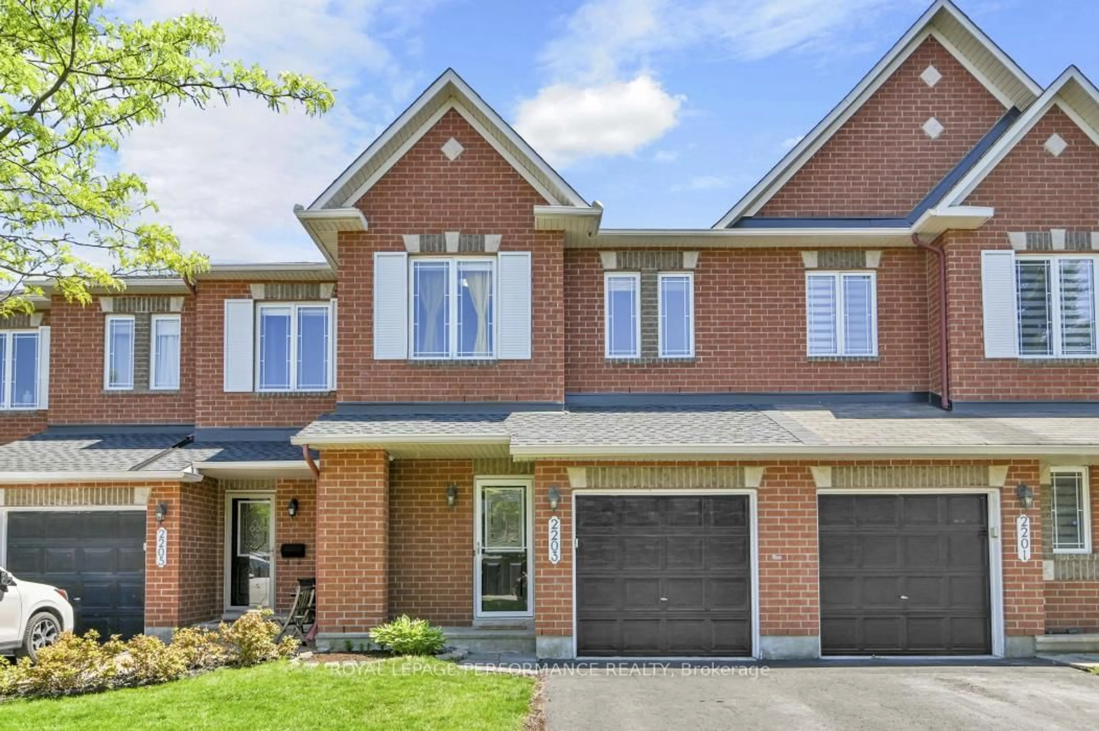 Home with brick exterior material, street for 2203 Brockstone Cres, Ottawa Ontario K4A 4V4
