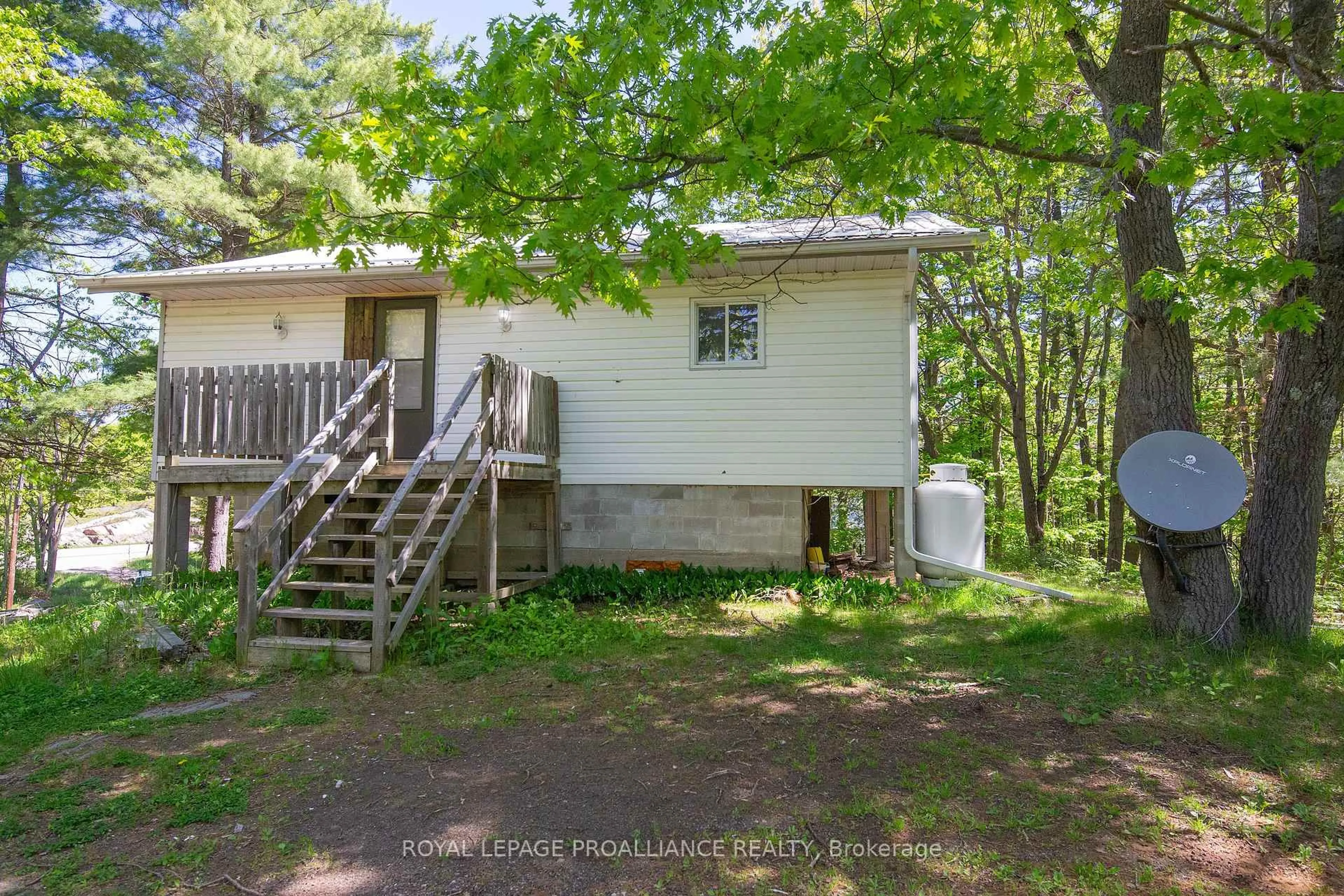 A pic from outside/outdoor area/front of a property/back of a property/a pic from drone, unknown for 113166 /113176 Hwy 7, Kaladar Ontario K0H 1Z0
