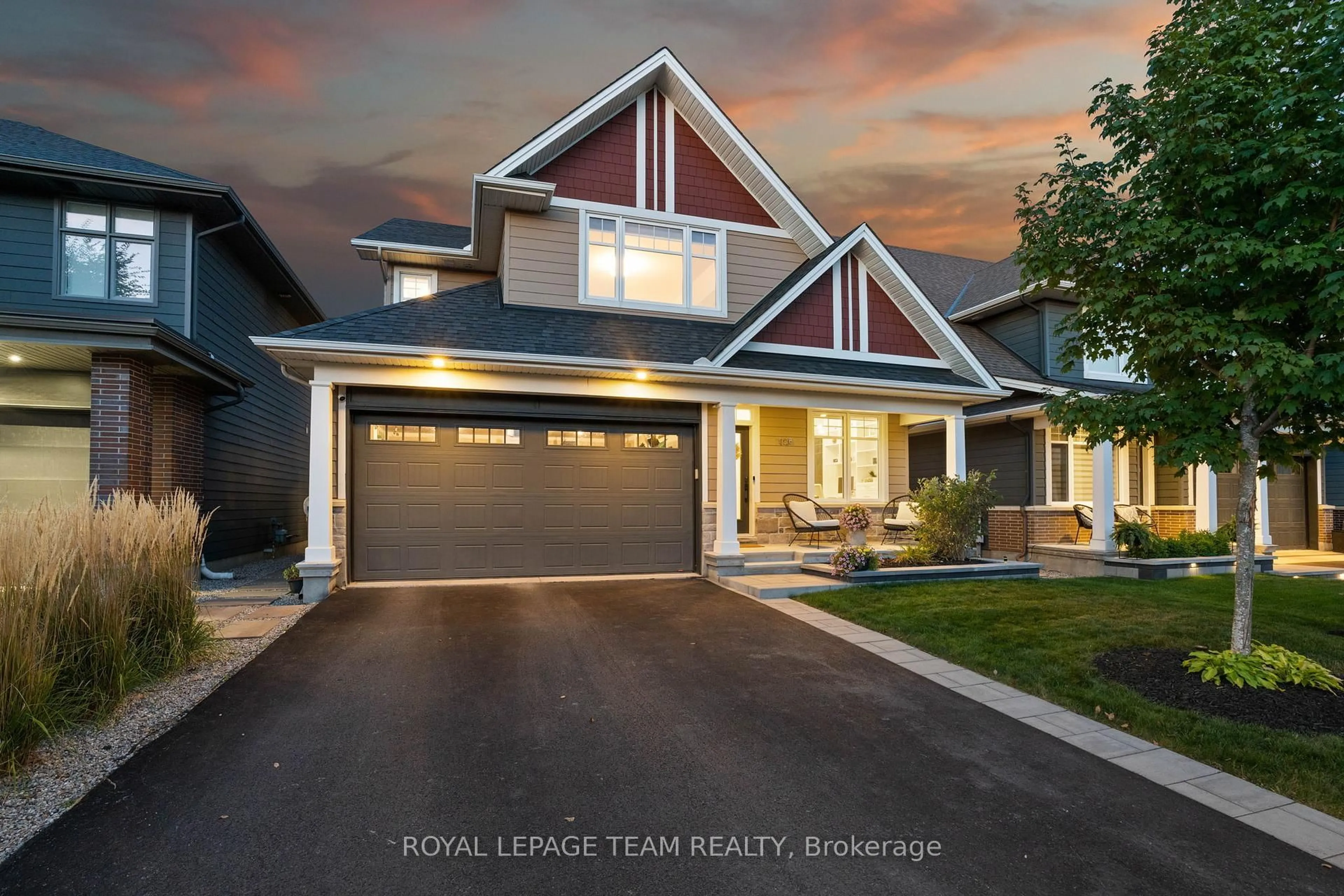 Home with vinyl exterior material, street for 108 LOCHHOUSE Walk, Ottawa Ontario K2J 6A3