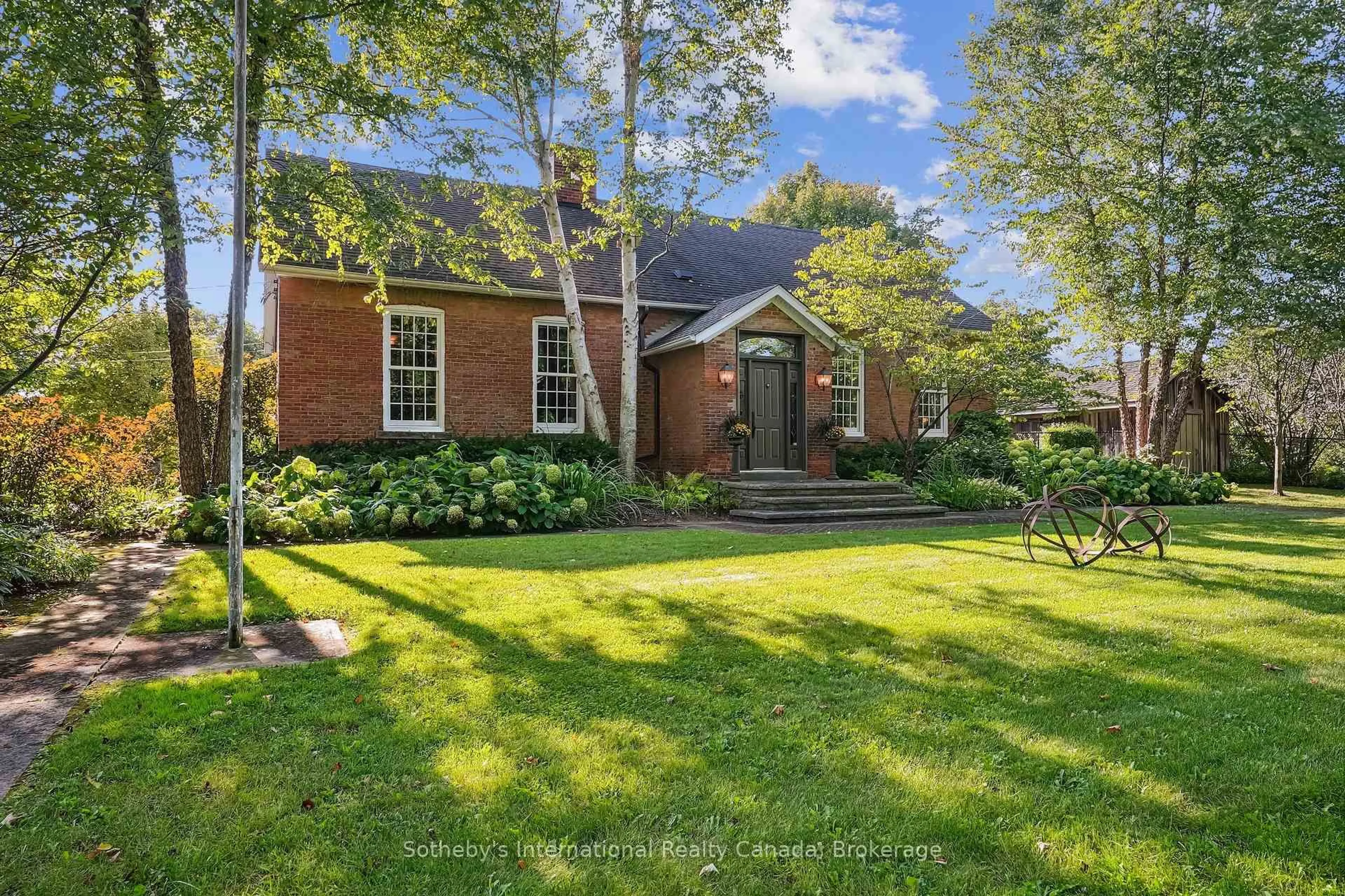 Home with brick exterior material, street for 1553 BROCK Rd, Hamilton Ontario L9H 5E4