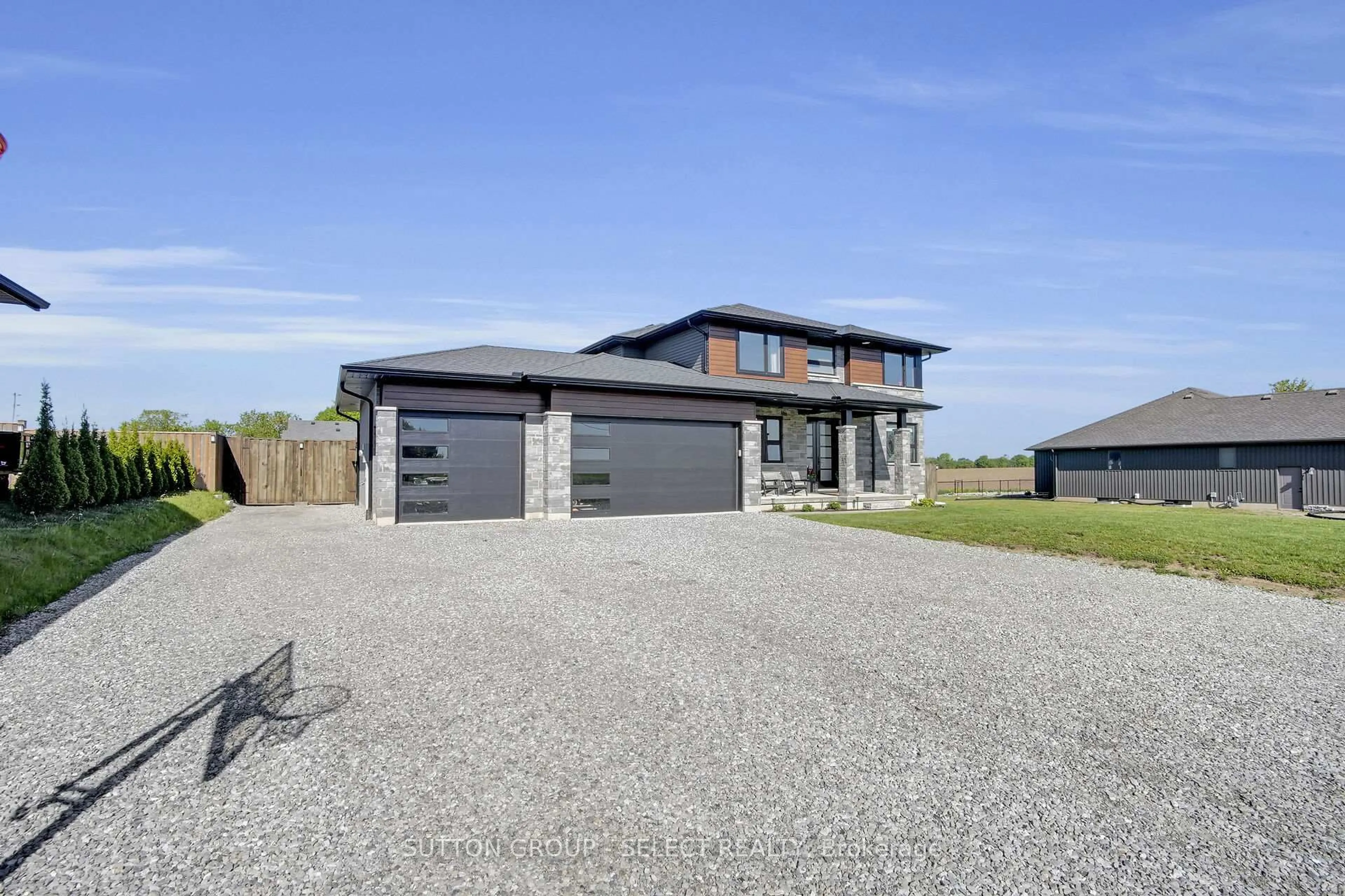 Home with brick exterior material, street for 11197 SPRINGWATER Rd, Aylmer Ontario N5H 2R6