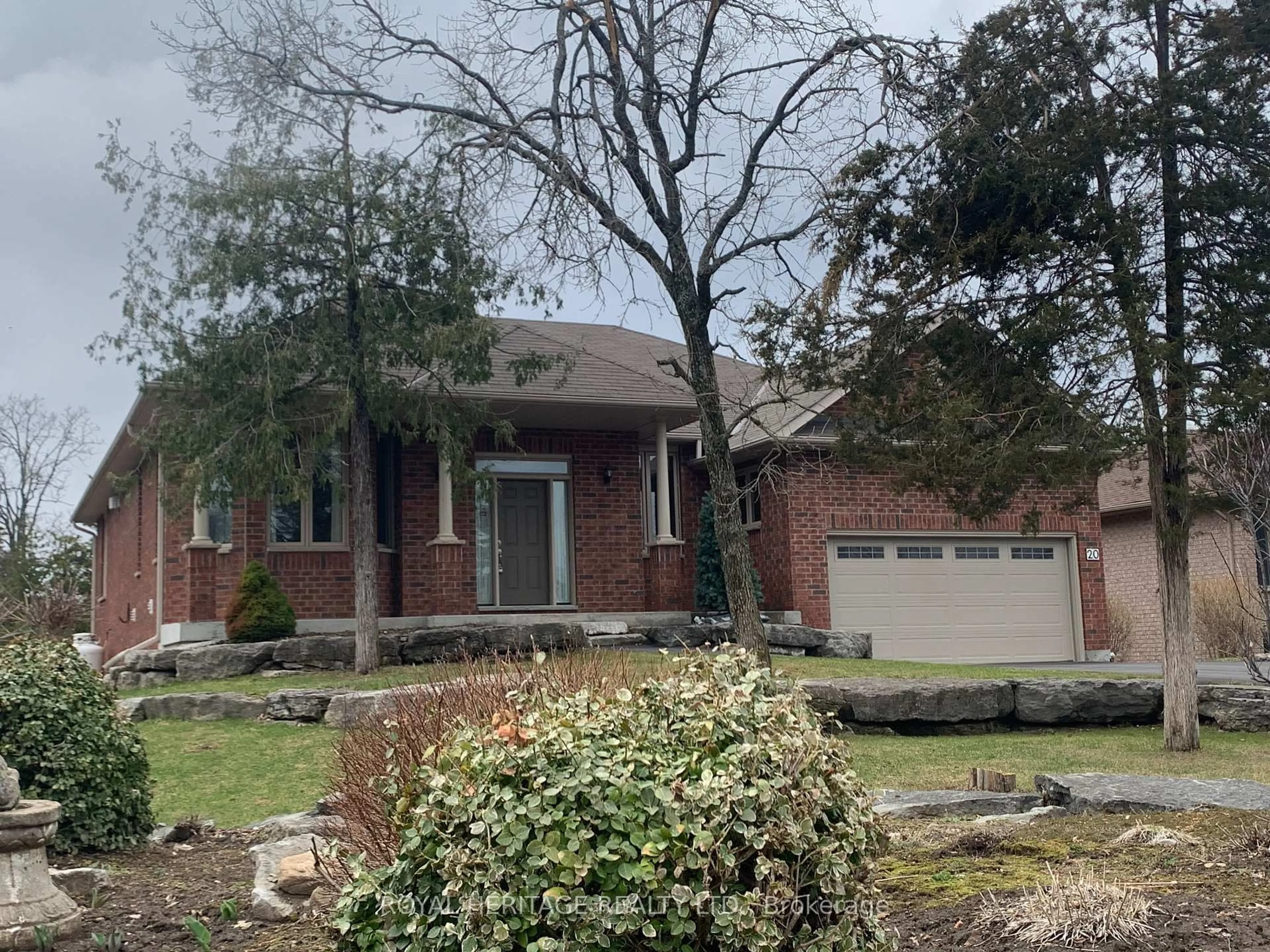Home with brick exterior material, street for 20 Island Bay Dr, Kawartha Lakes Ontario K0M 1A0