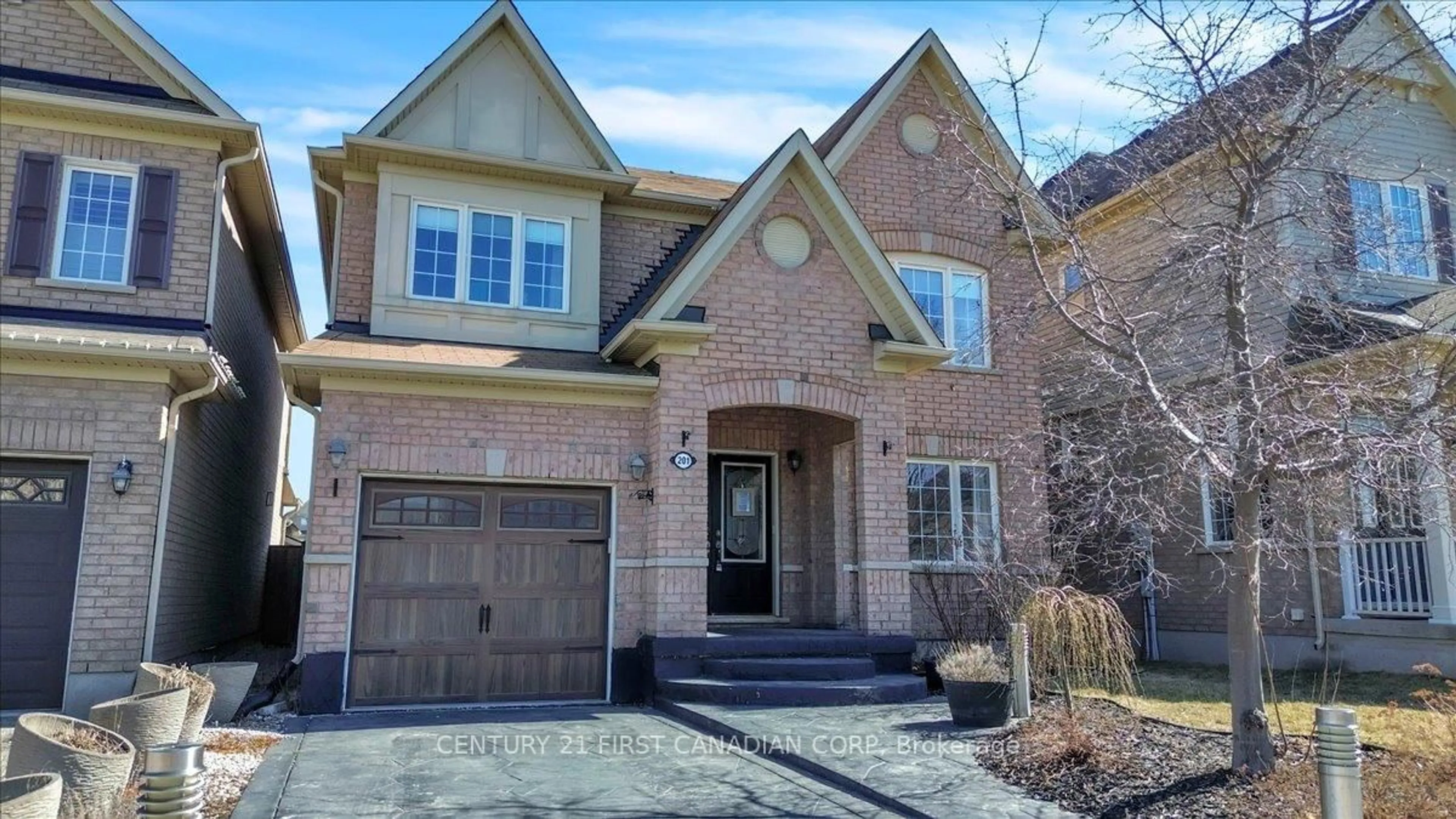 Home with brick exterior material, street for 201 Powell Rd, Brantford Ontario N3T 0E6