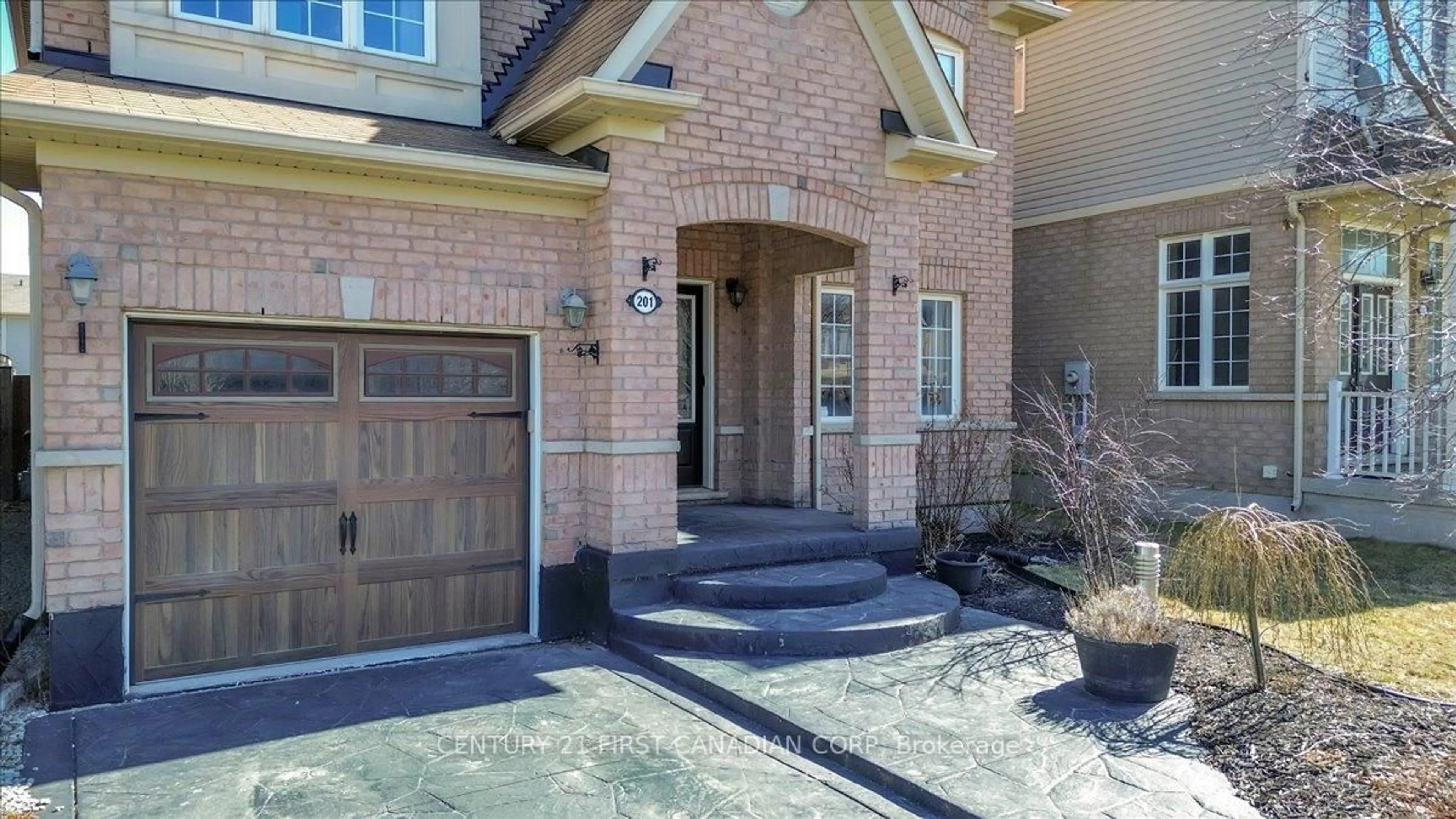 Home with brick exterior material, street for 201 Powell Rd, Brantford Ontario N3T 0E6