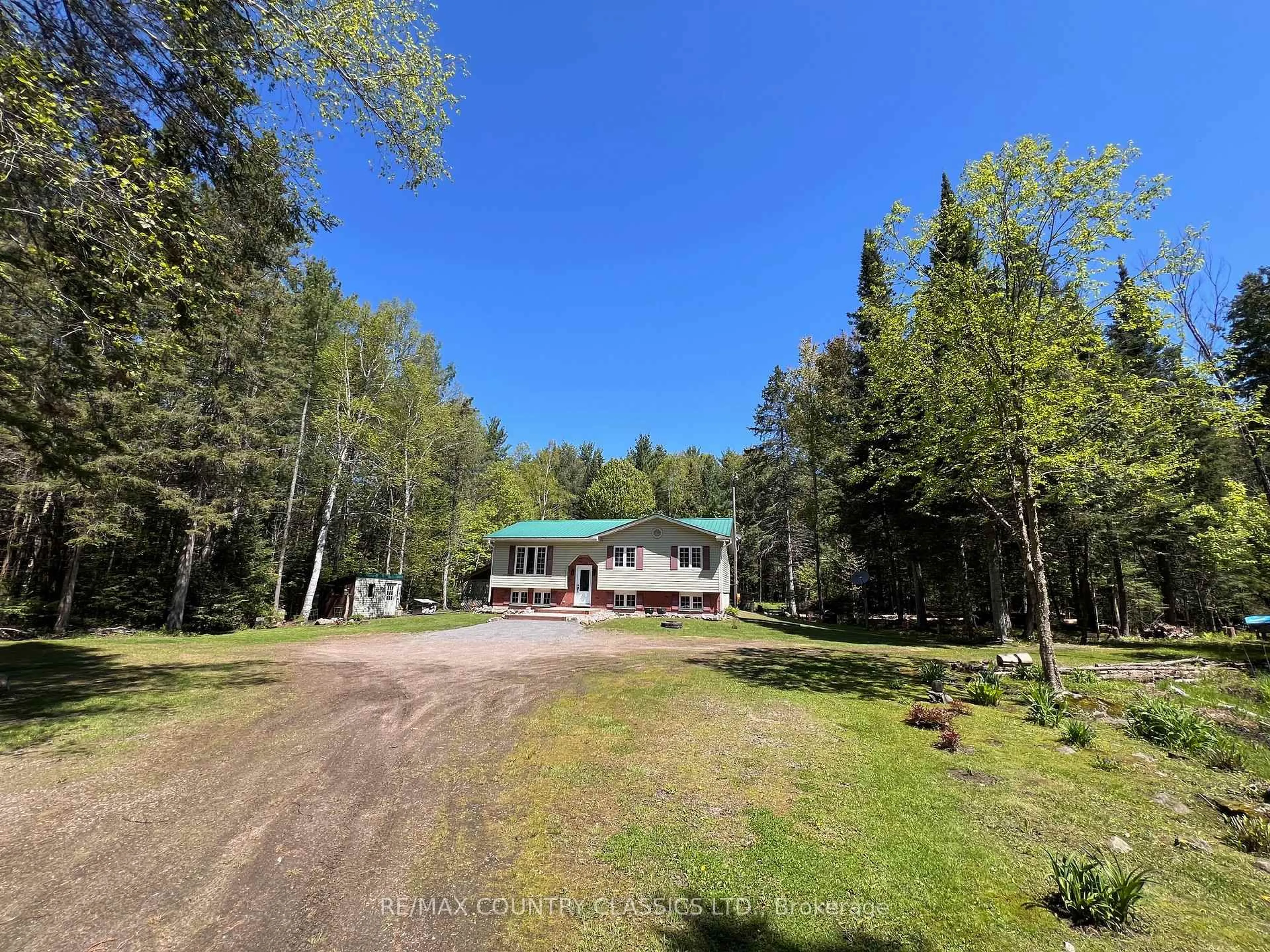A pic from outside/outdoor area/front of a property/back of a property/a pic from drone, forest/trees view for 1374 Rochefort Rd, Killaloe Ontario K0J 2A0