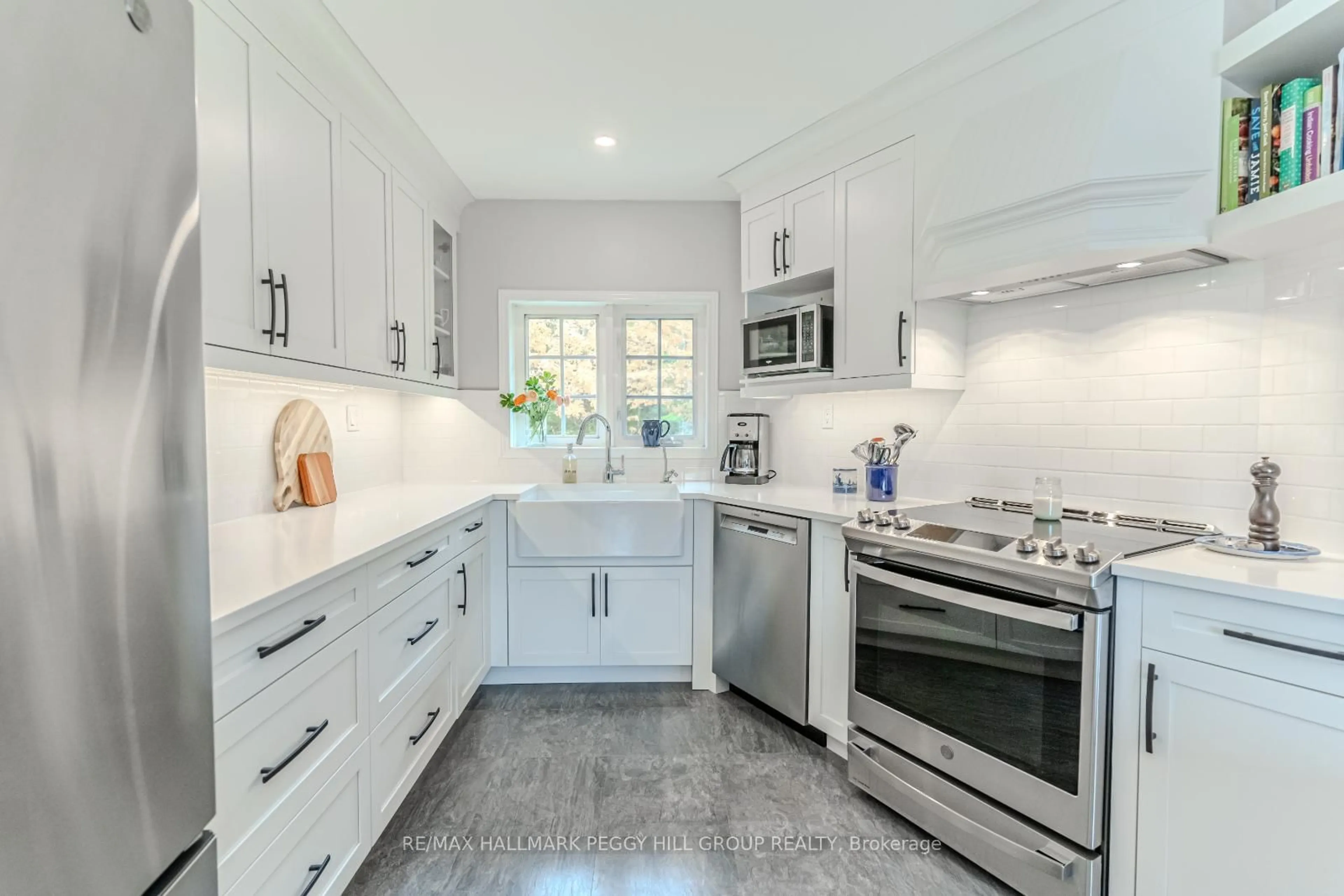 Contemporary kitchen, ceramic/tile floor for 86 Aino Beach Rd, Kawartha Lakes Ontario K0M 2C0