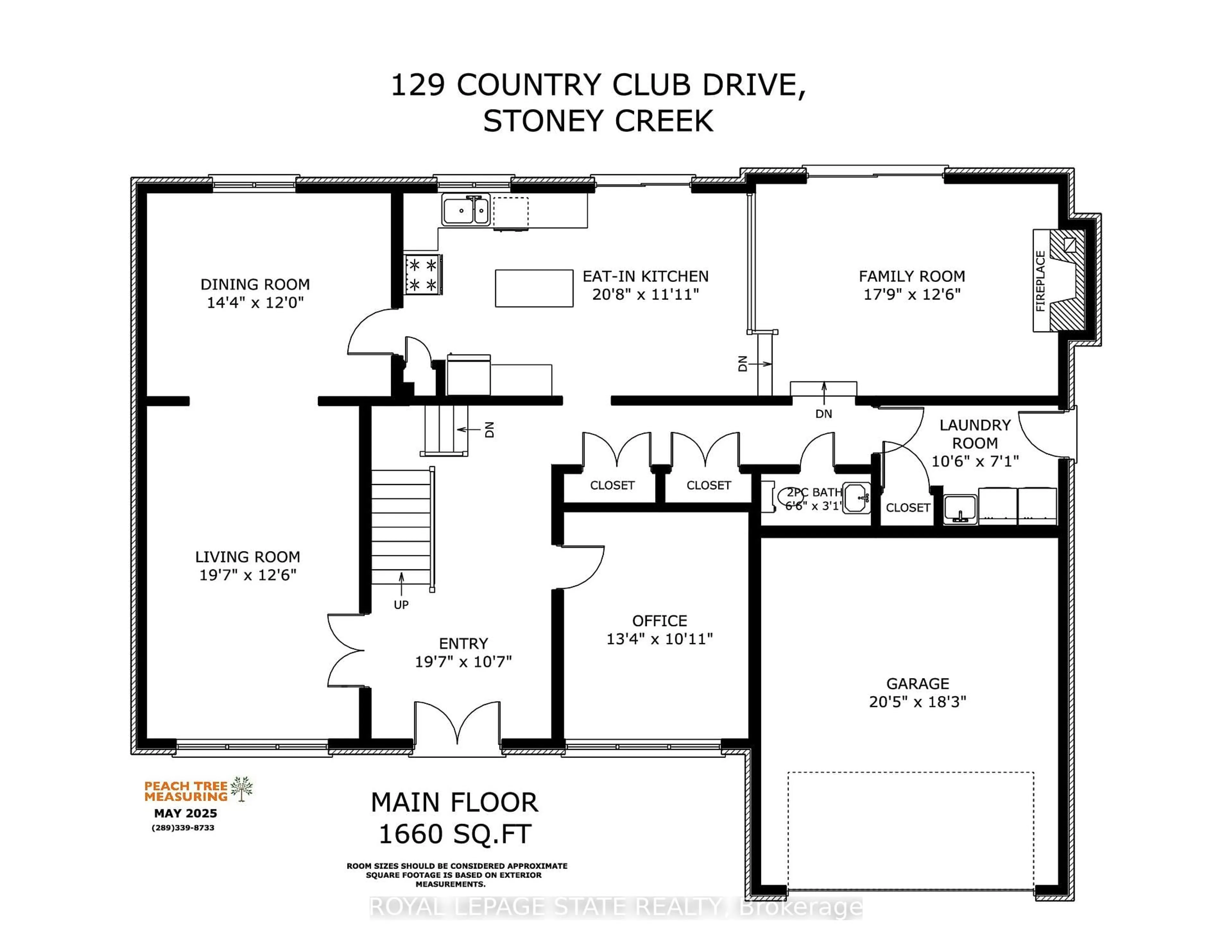 Floor plan for 129 Country Club Dr, Hamilton Ontario L8K 5W4
