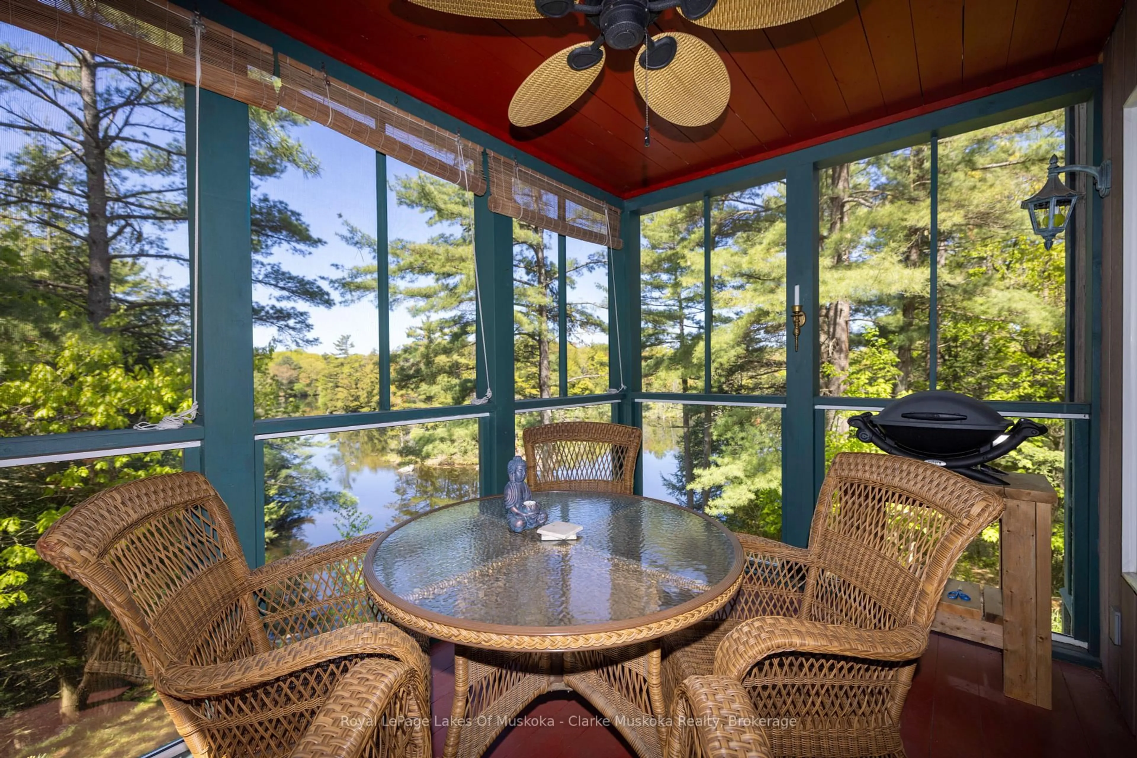 Patio, water/lake/river/ocean view for 733 Whites Falls Rd, Georgian Bay Ontario L0K 1S0