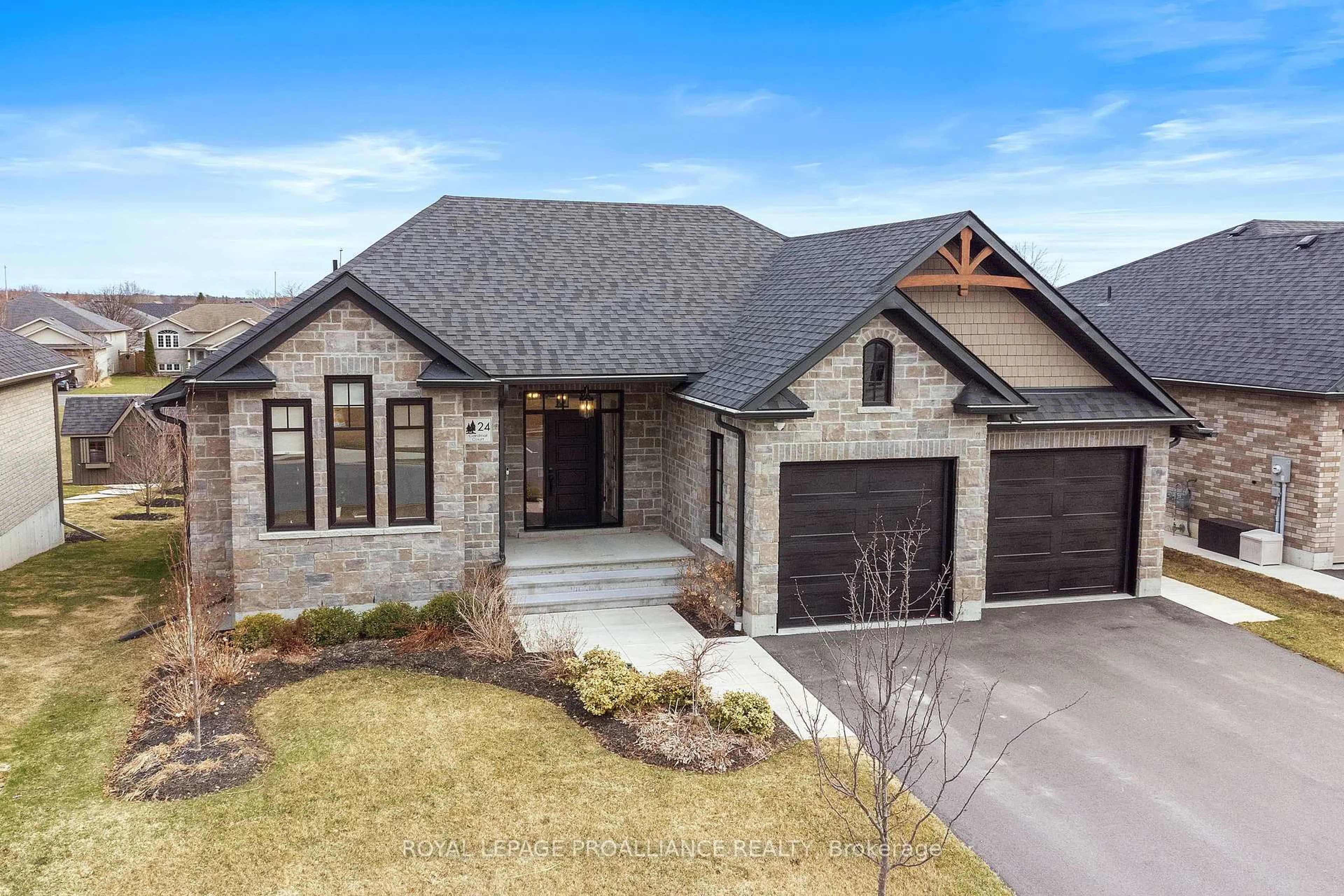 Home with brick exterior material, street for 24 Cardinal Crt, Brighton Ontario K0K 1H0