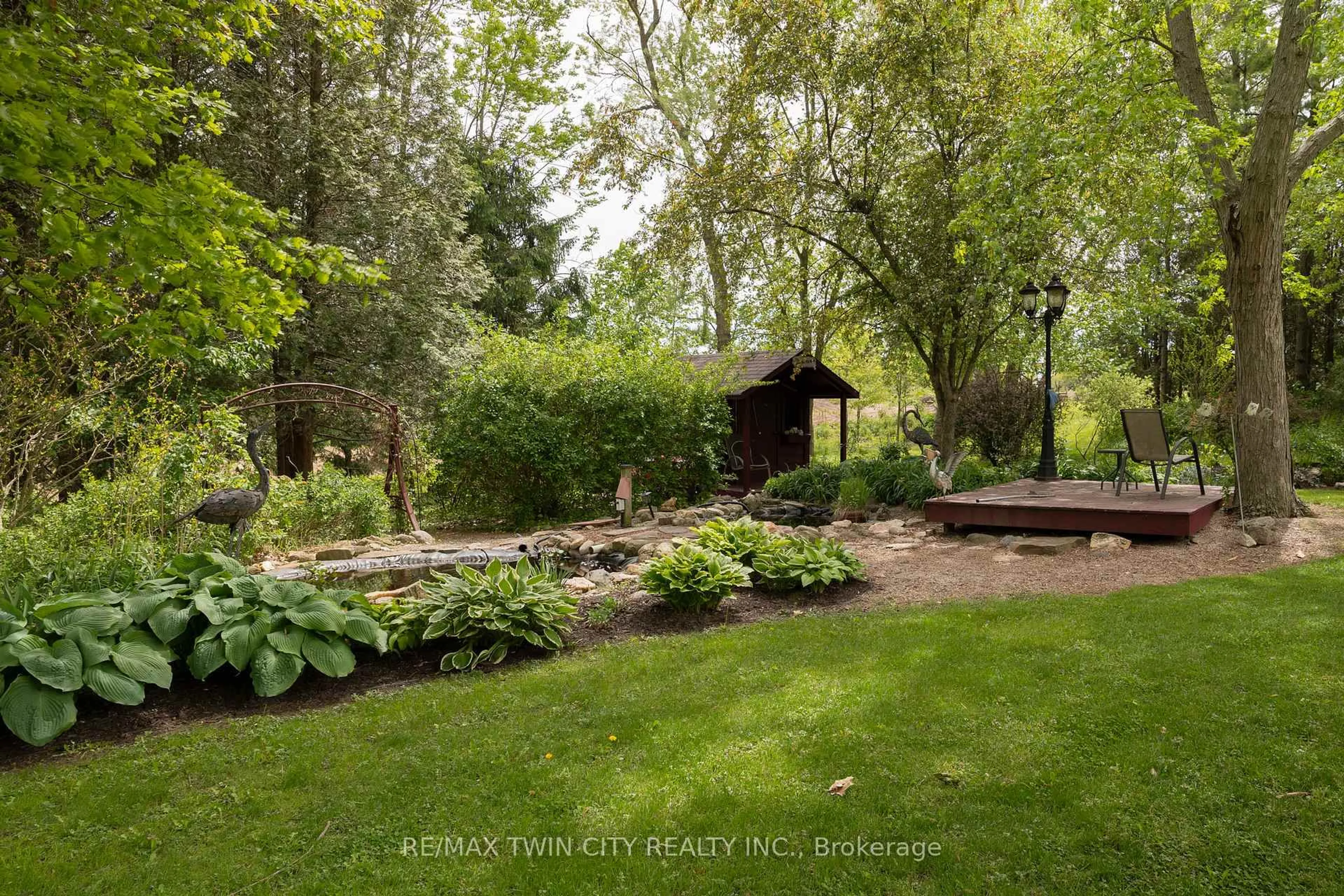Patio, forest/trees view for 151 HARLEY Rd, Brant Ontario N0E 1E0