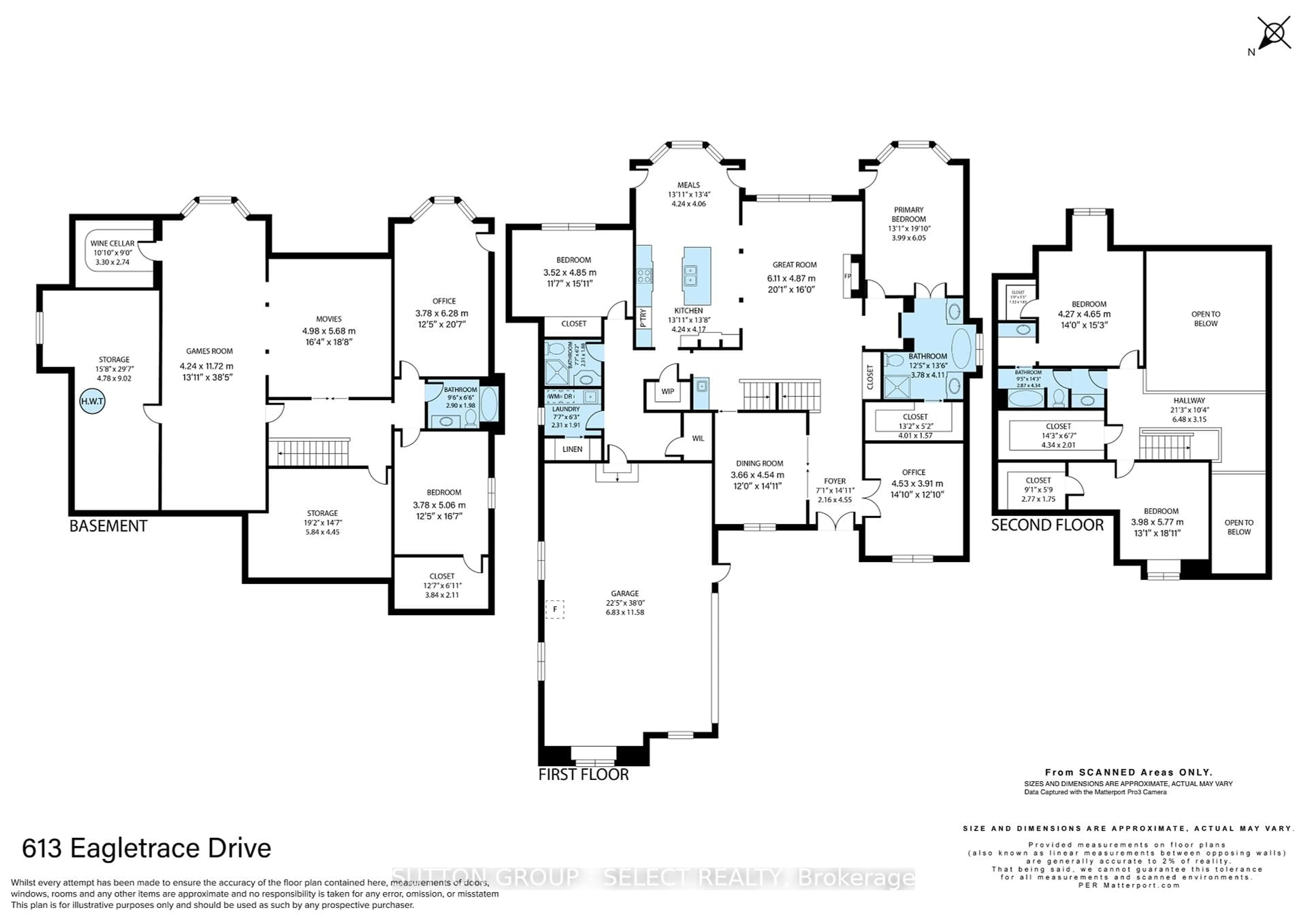 Floor plan for 613 Eagletrace Dr, London North Ontario N6G 0E8