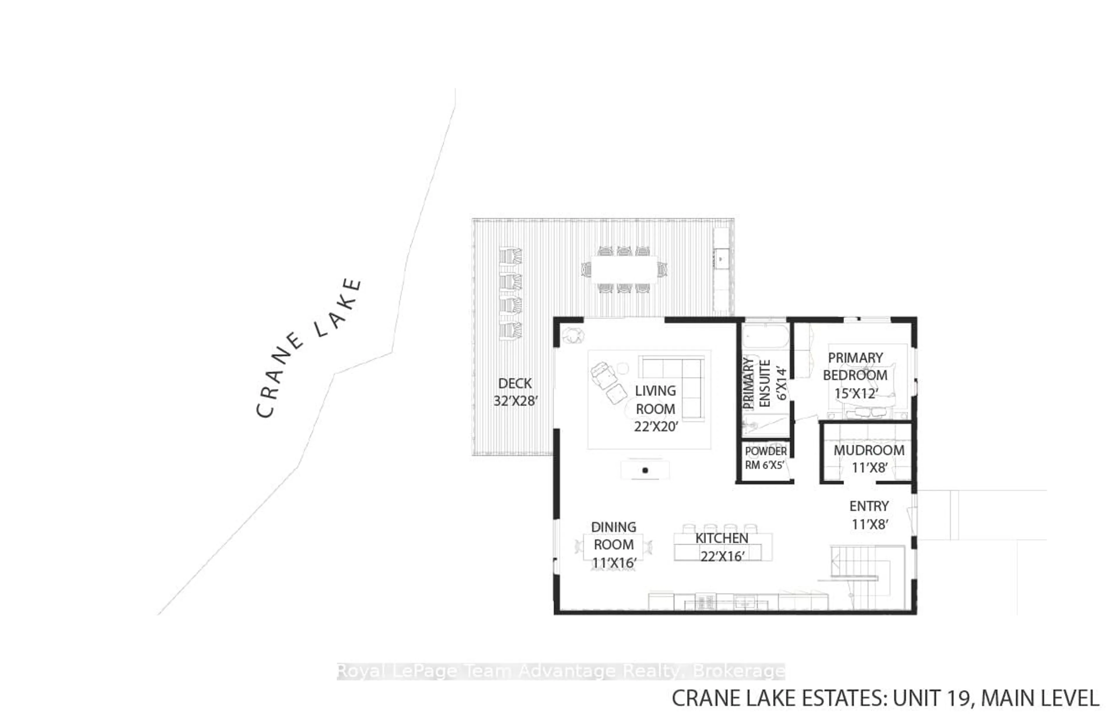 Floor plan for 1 CRANE WALKER Rd #19, The Archipelago Ontario P2A 0B7