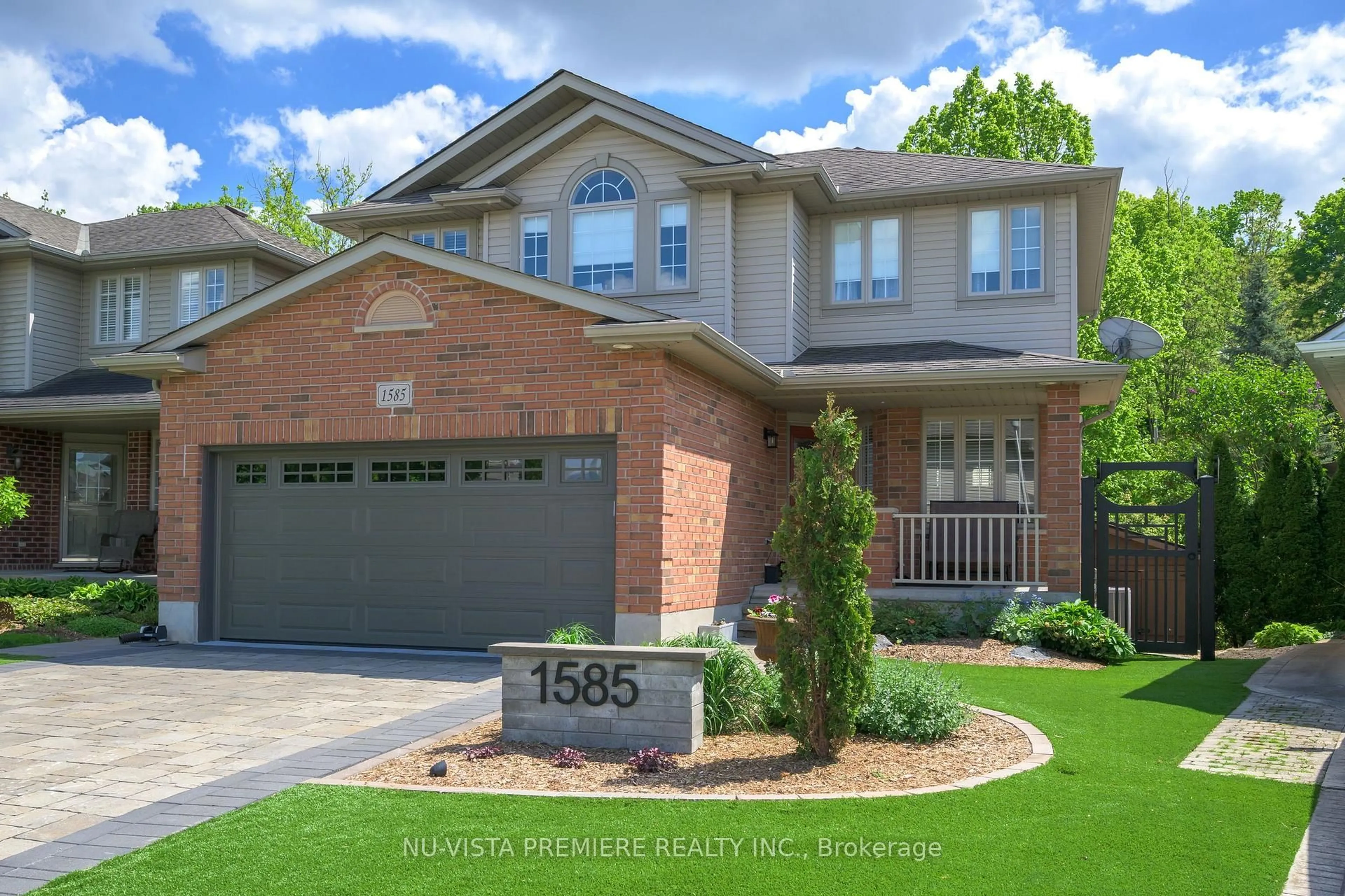 Home with brick exterior material, street for 1585 Blackmaple Cres, London East Ontario N5Y 6L7