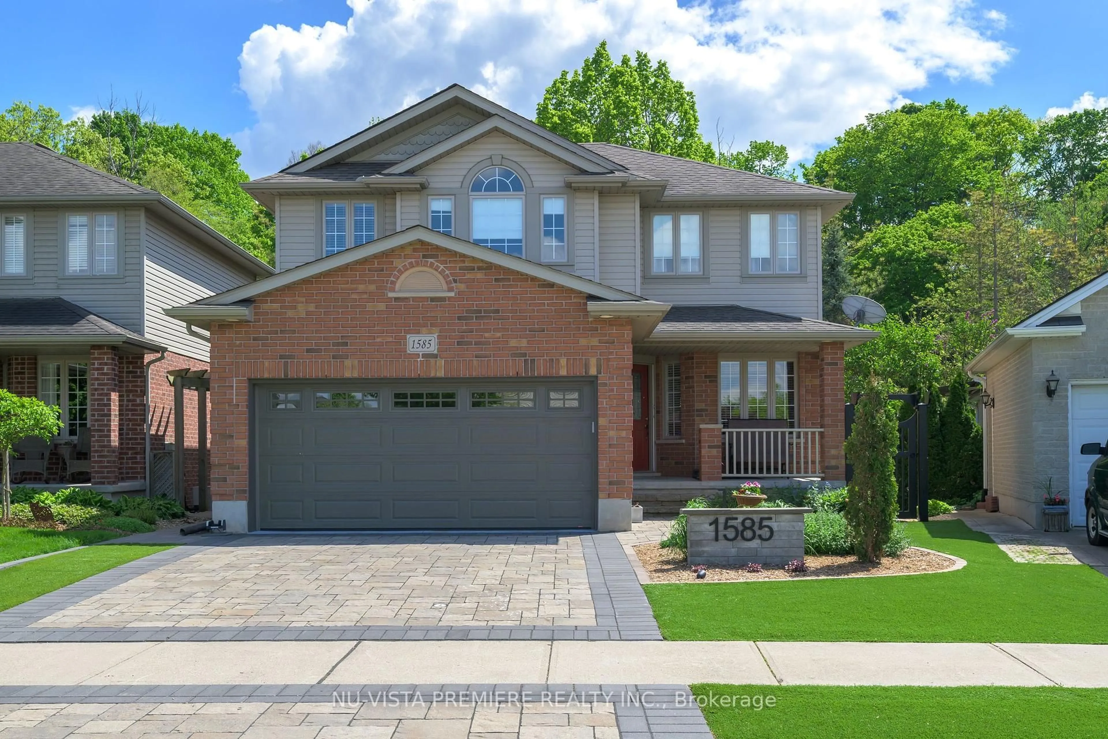 Home with brick exterior material, street for 1585 Blackmaple Cres, London East Ontario N5Y 6L7