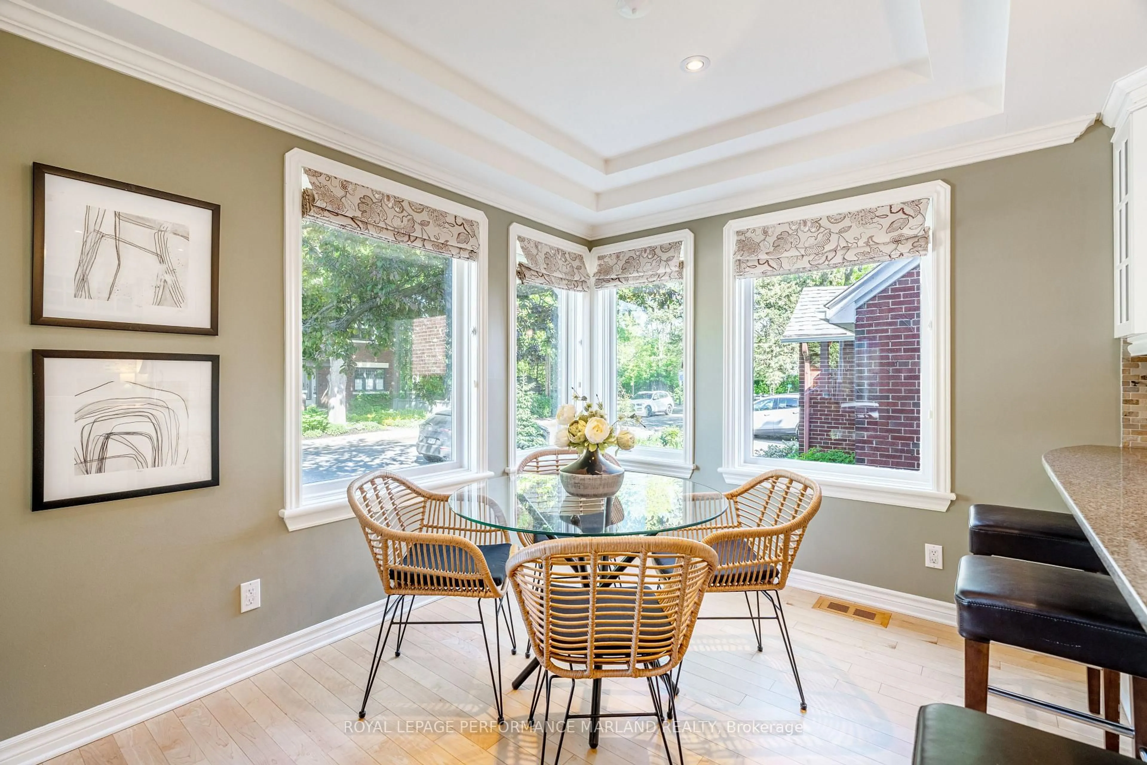 Dining room, ceramic/tile floor for 48 Harvard Ave, Ottawa Ontario K1S 4Z4