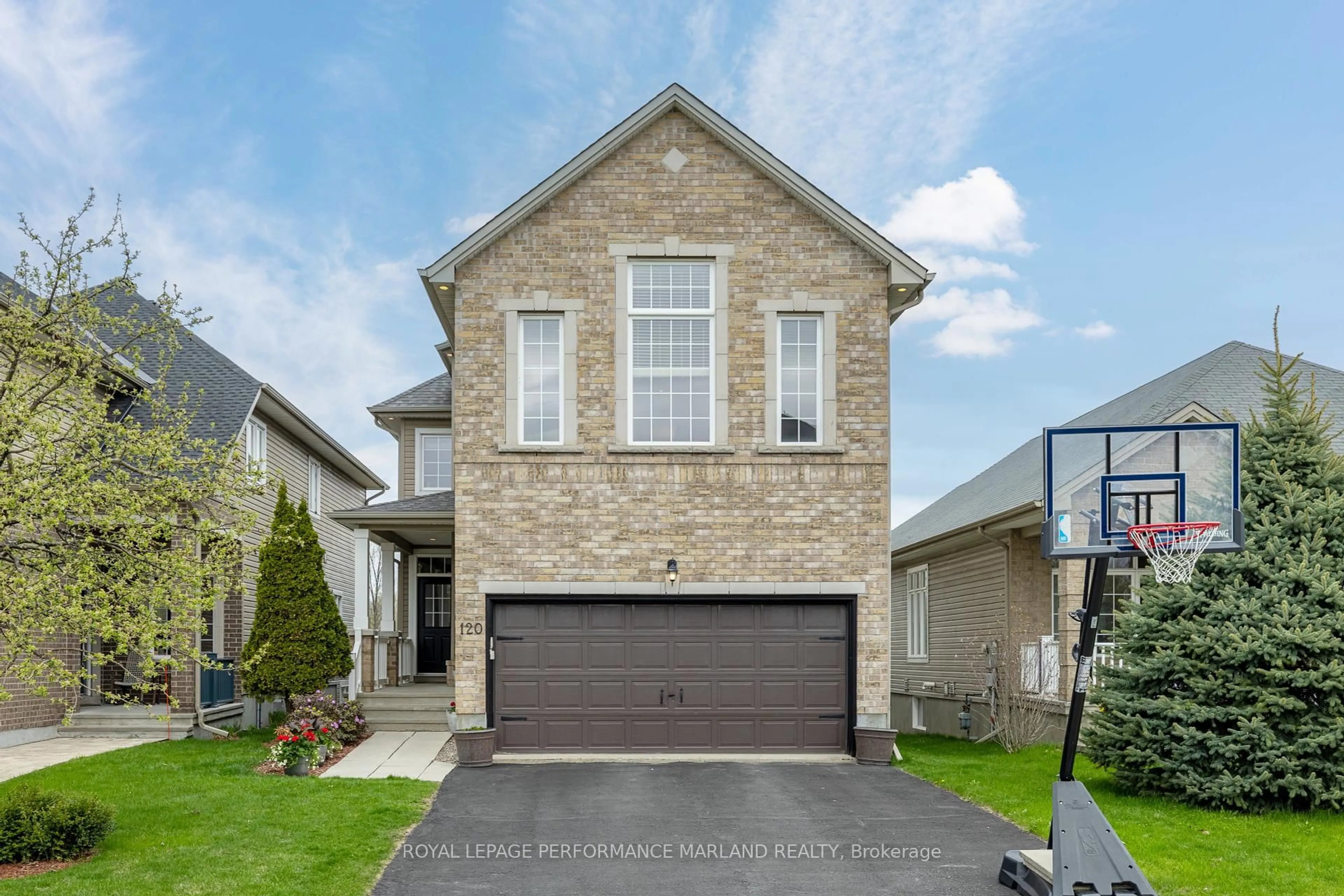 Home with brick exterior material, street for 120 August Lily Cres, Ottawa Ontario K1V 2A6