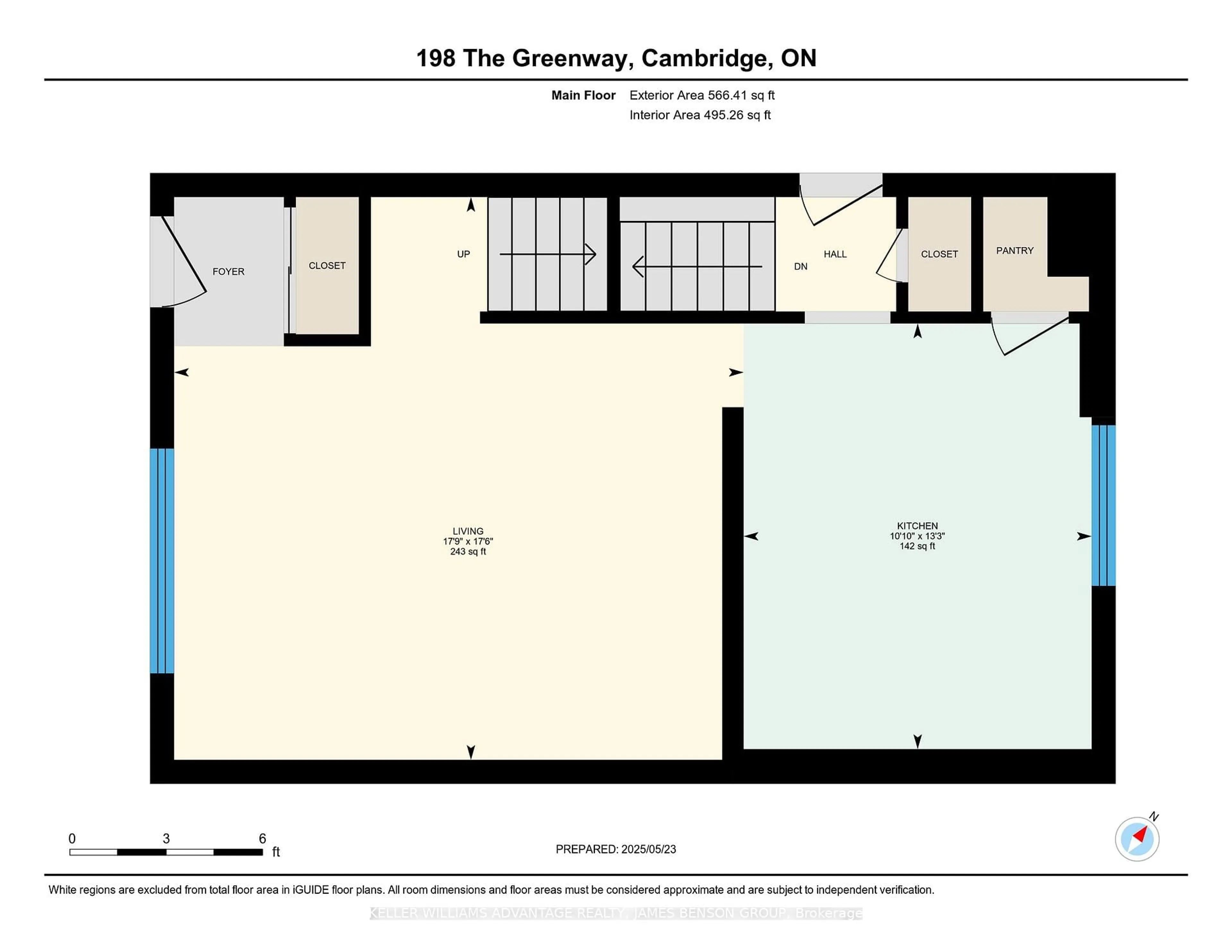 Floor plan for 198 The Greenway N/A, Cambridge Ontario N1R 6L9