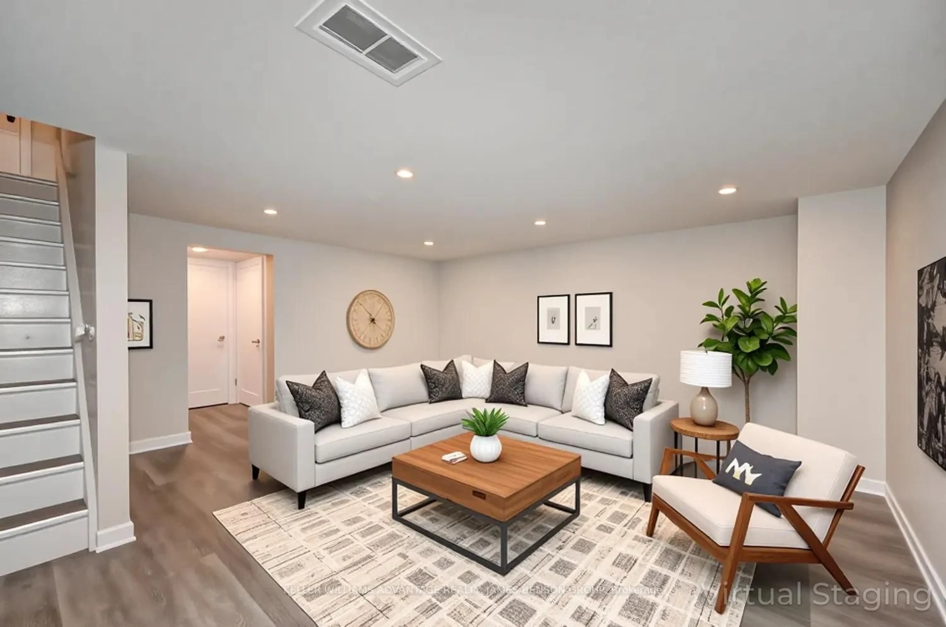 Living room with furniture, unknown for 198 The Greenway N/A, Cambridge Ontario N1R 6L9