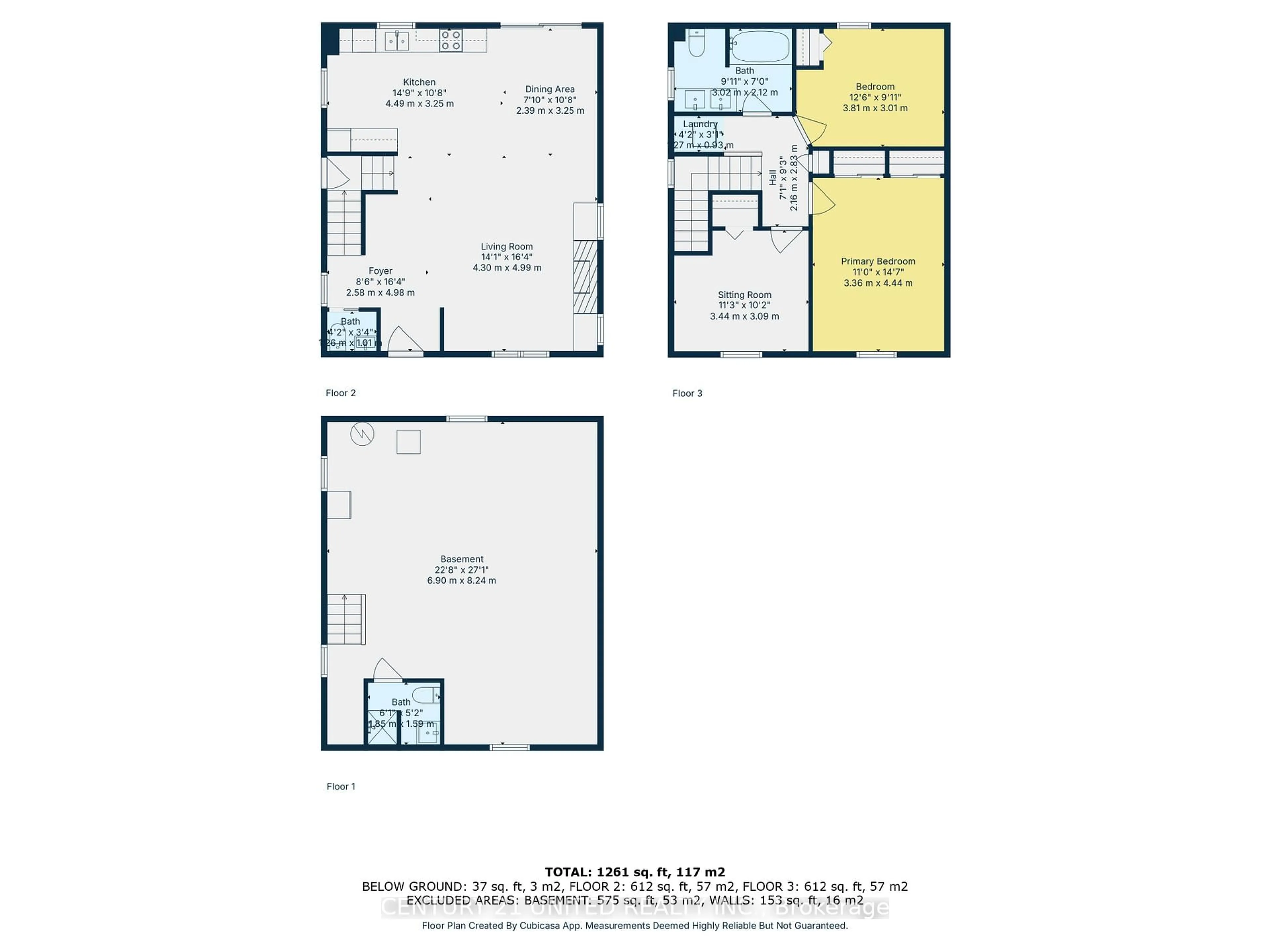 Floor plan for 548 Douglas Ave, Peterborough Central Ontario K9J 4L1