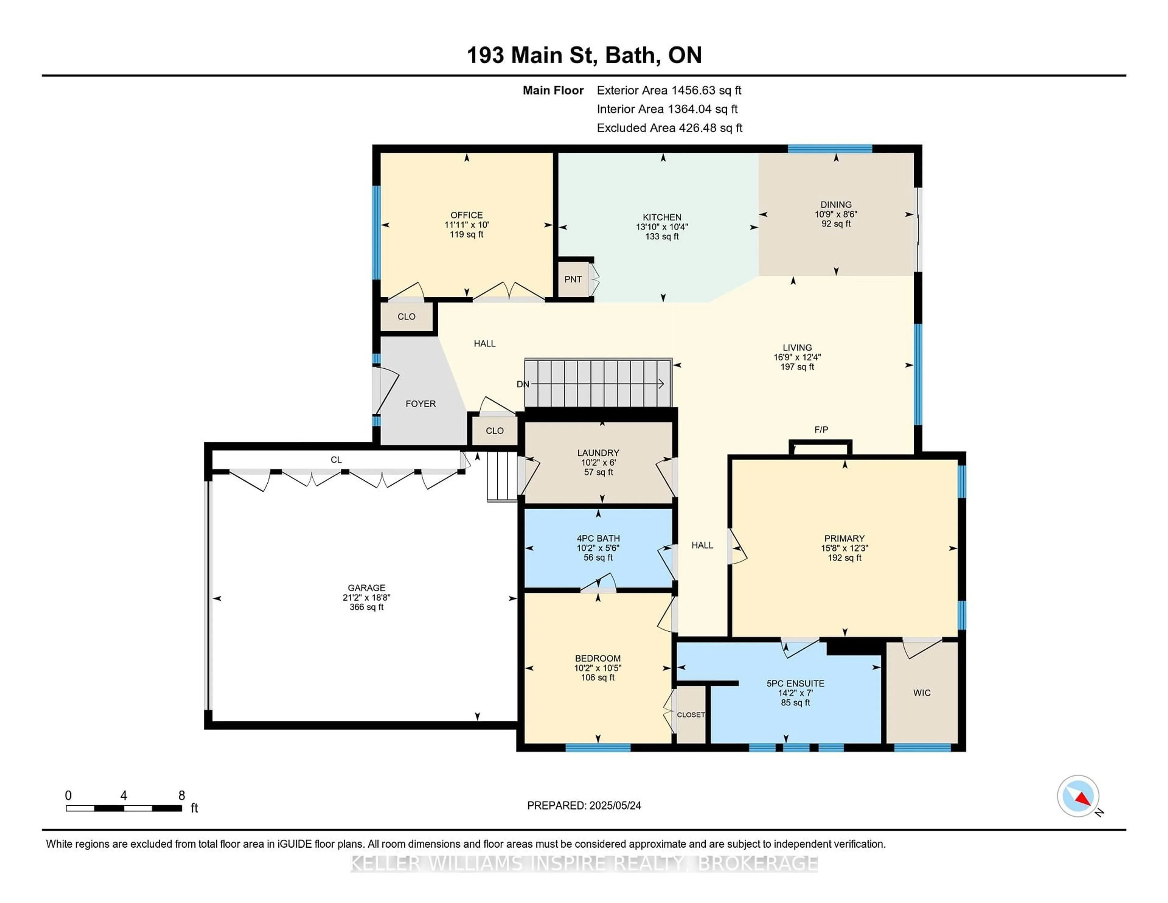 Floor plan for 193 Main St, Bath Ontario K0H 1G0