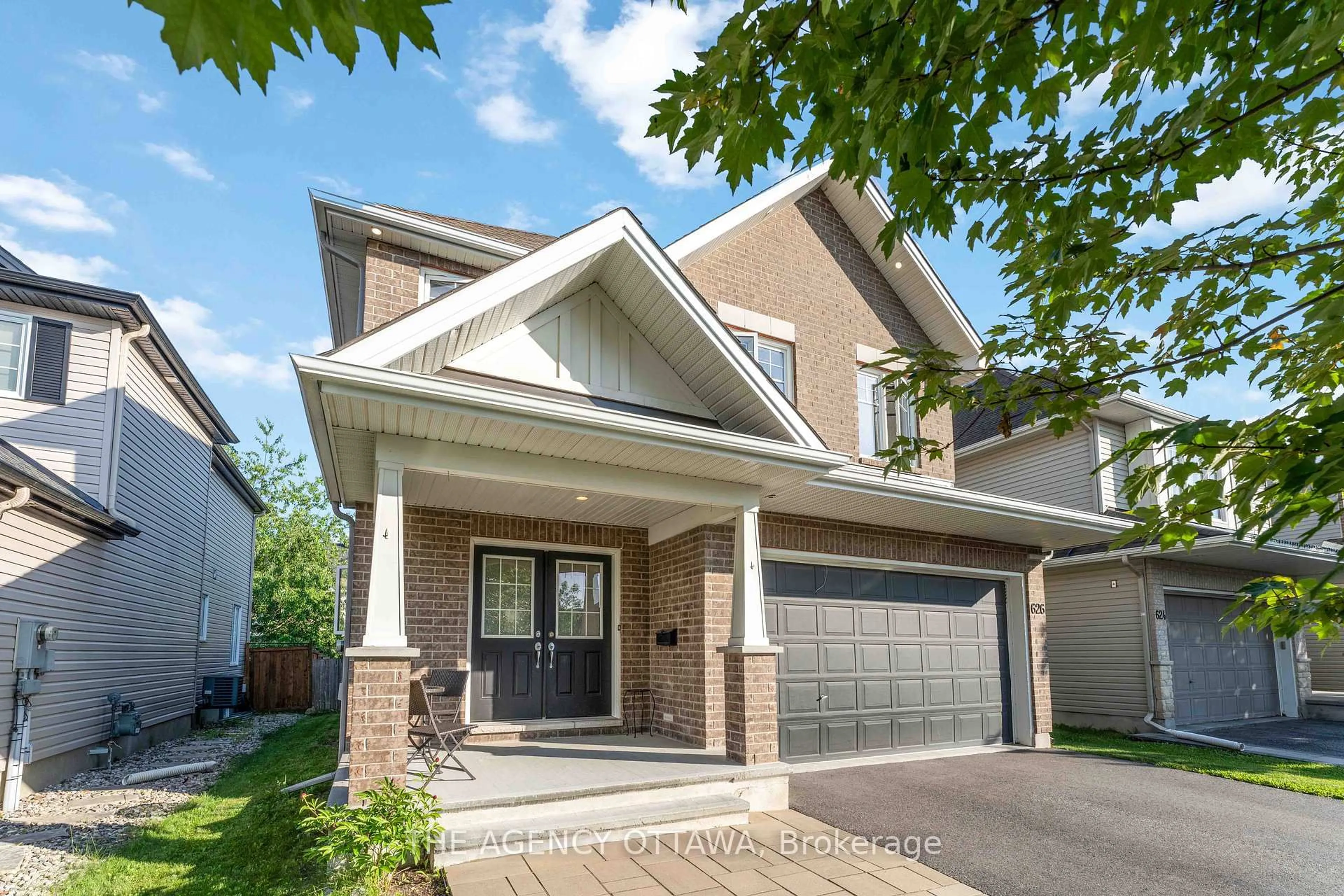 Home with brick exterior material, street for 626 White Alder Ave, Ottawa Ontario K1T 0E5