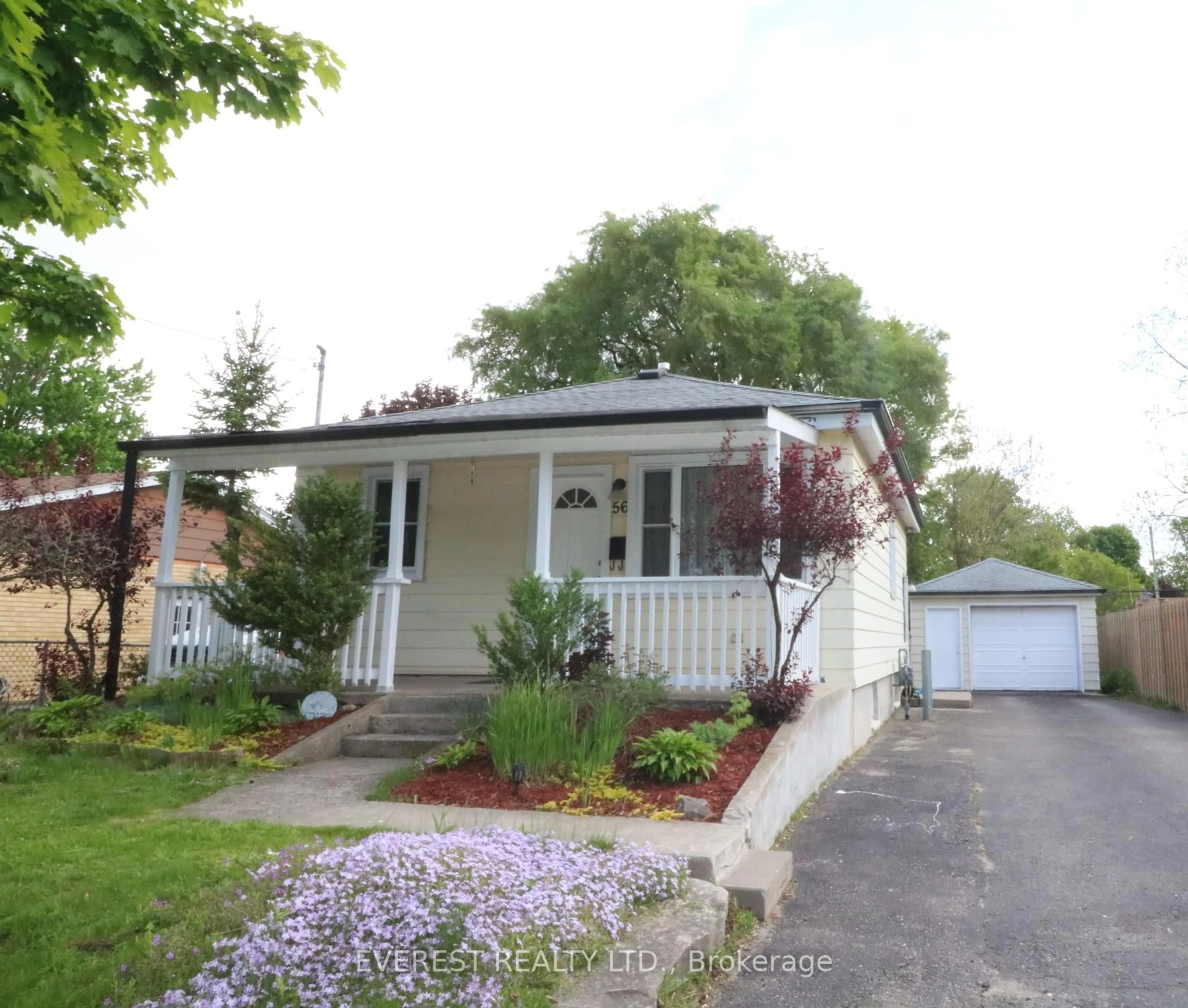 Home with vinyl exterior material, street for 56 Stuart St, London East Ontario N5Y 1S3
