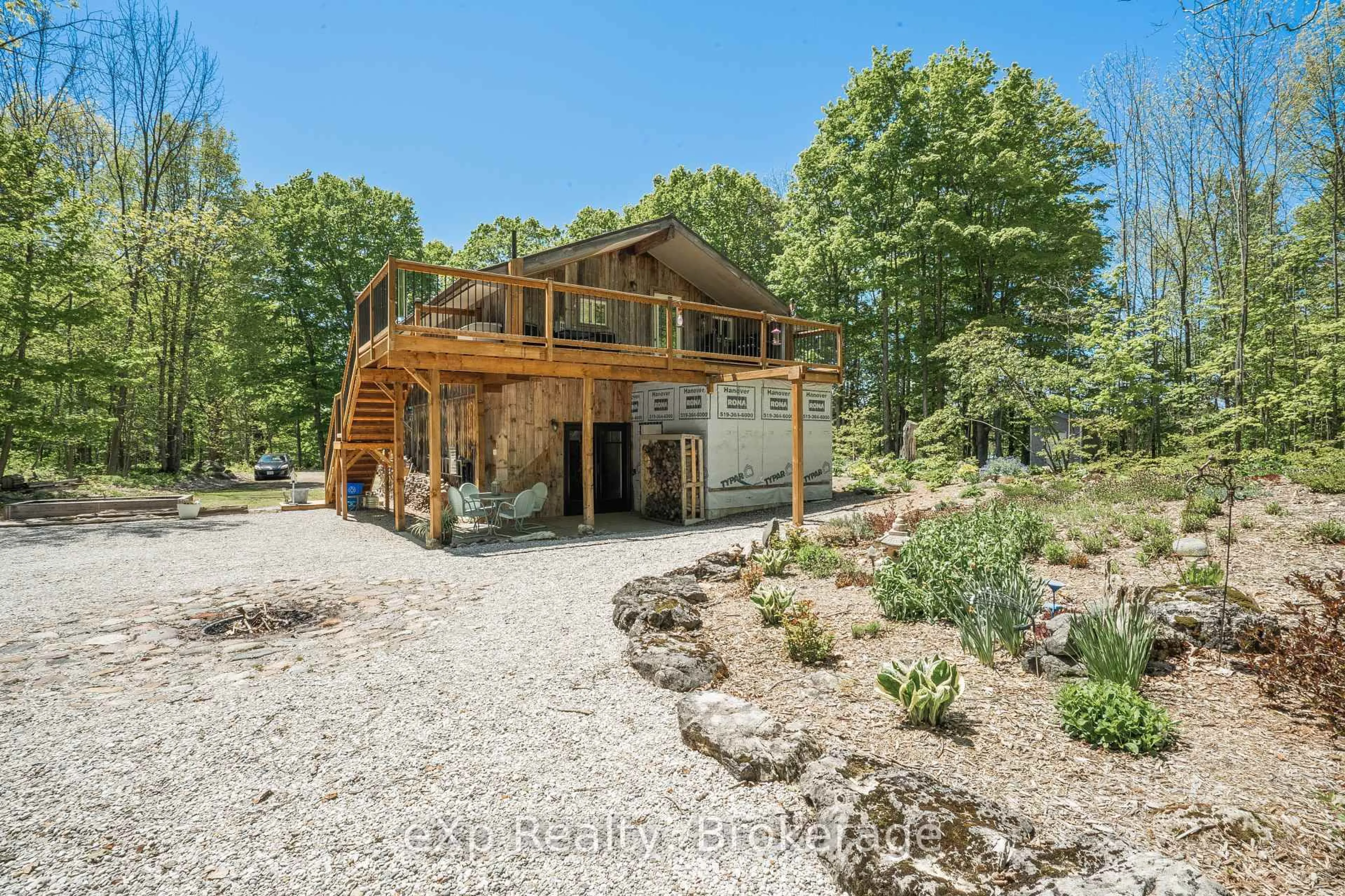 A pic from outside/outdoor area/front of a property/back of a property/a pic from drone, unknown for 442183 Concession 21 Concession, Georgian Bluffs Ontario N0H 2T0