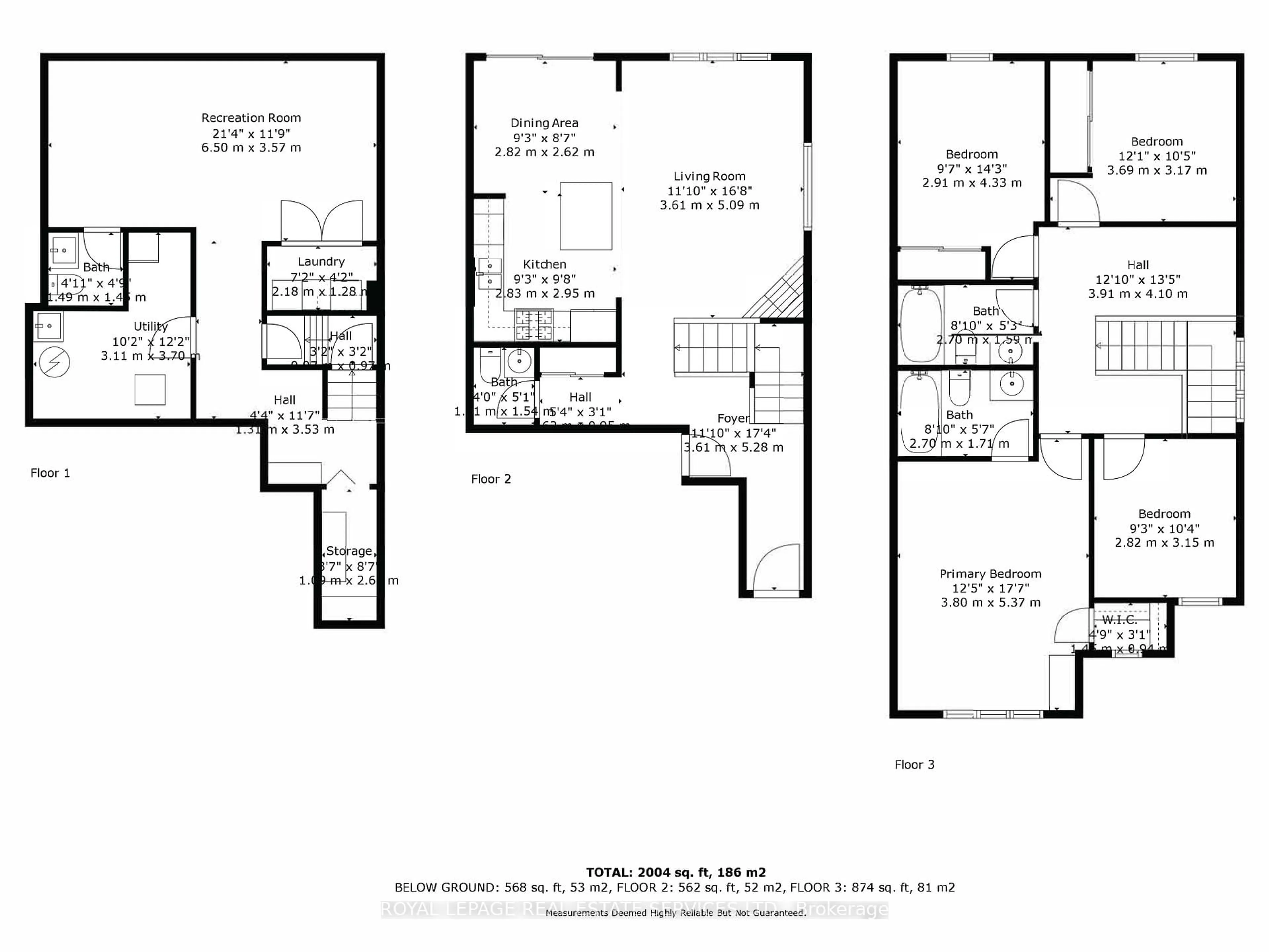 Floor plan for 8032 Cole Crt, Niagara Falls Ontario L2G 0H8