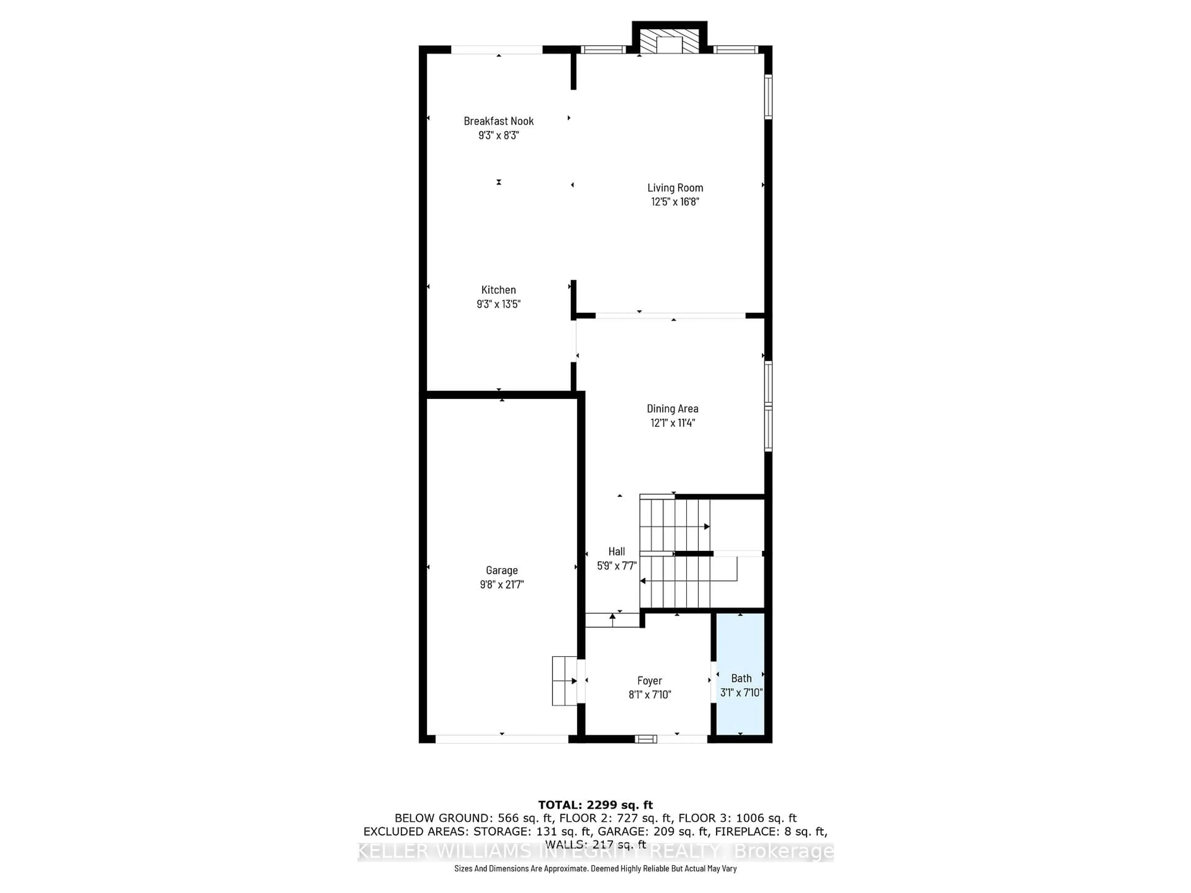Floor plan for 534 Meadowcreek Circ, Ottawa Ontario K2M 0J9
