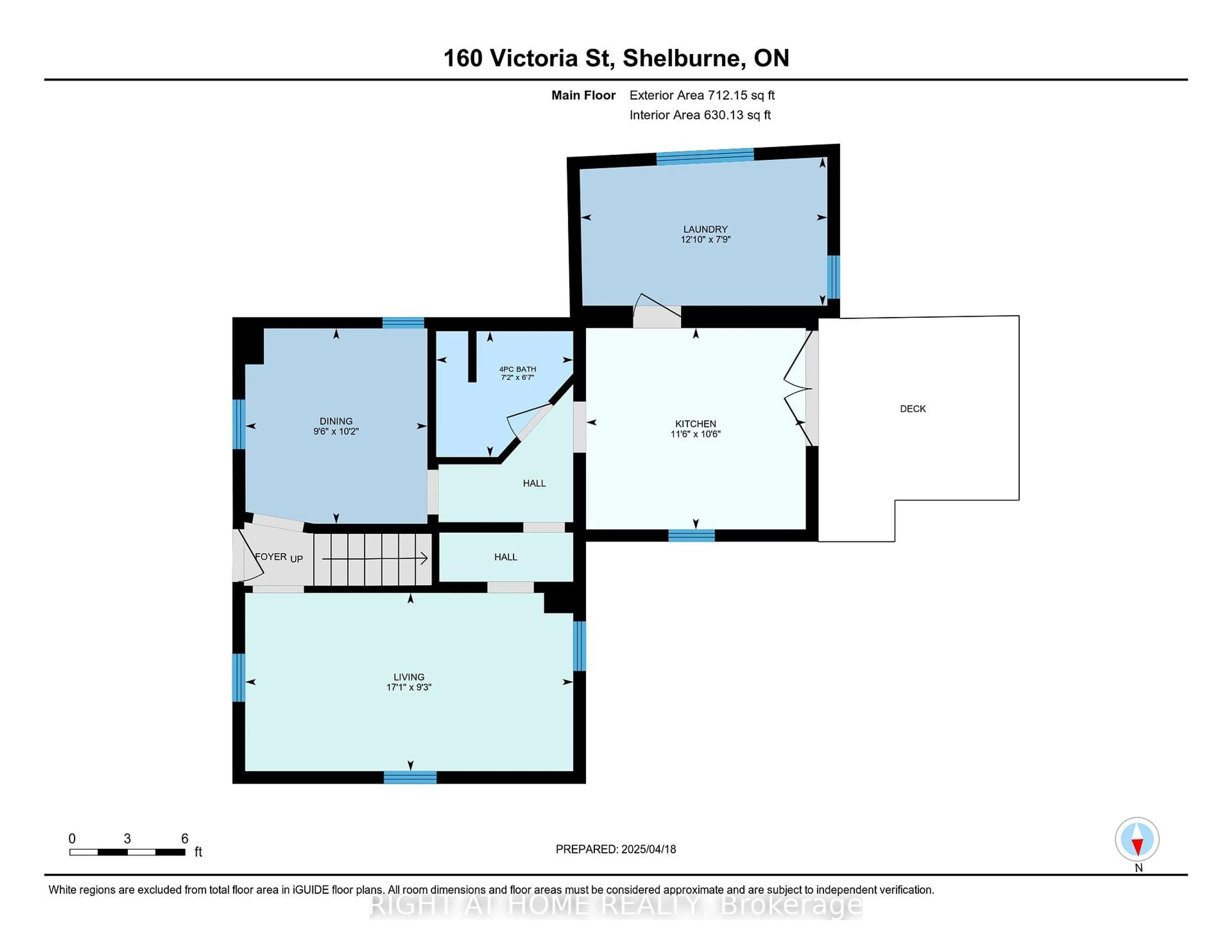 Floor plan for 160 Victoria St, Shelburne Ontario L9V 2Y1
