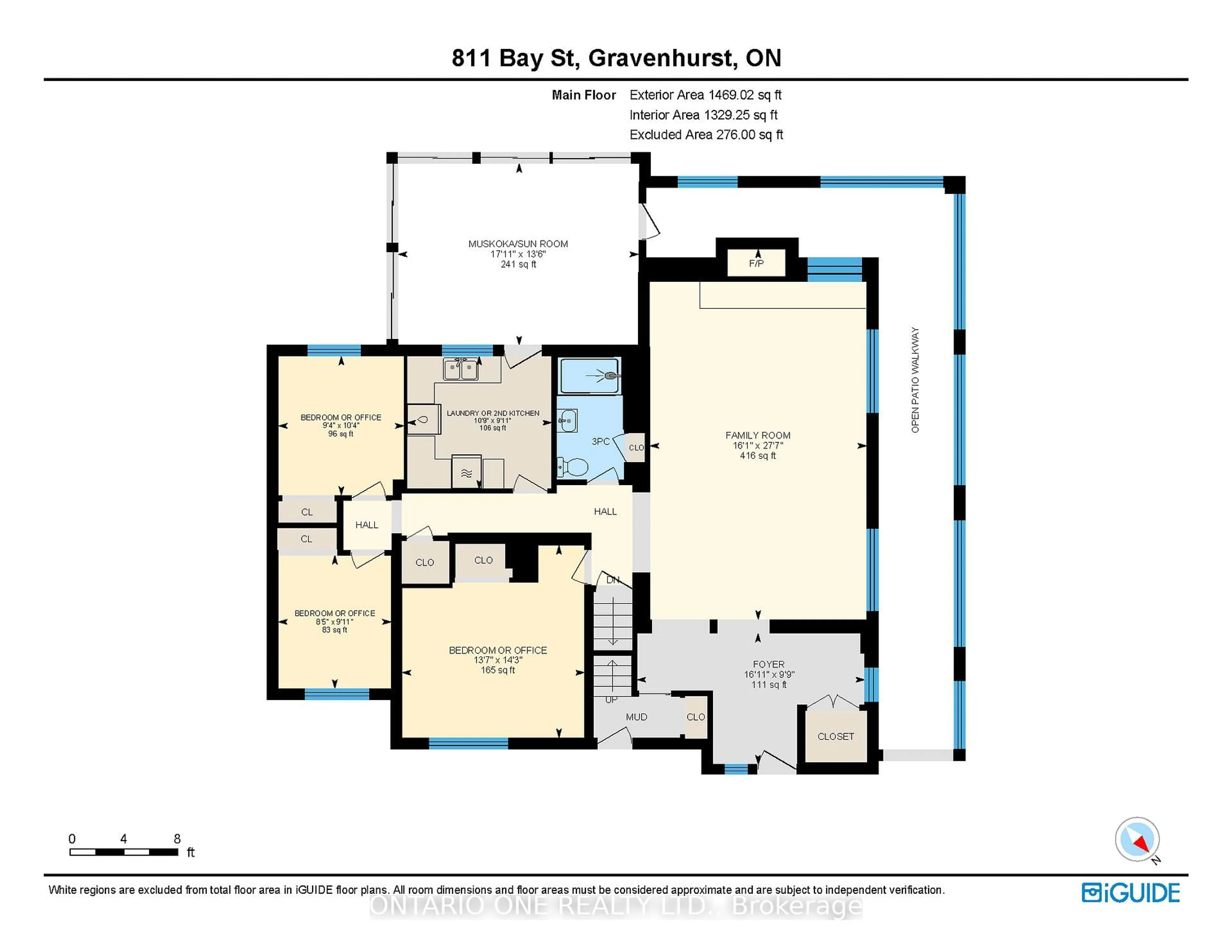 Floor plan for 811 BAY St, Gravenhurst Ontario P1P 1G7
