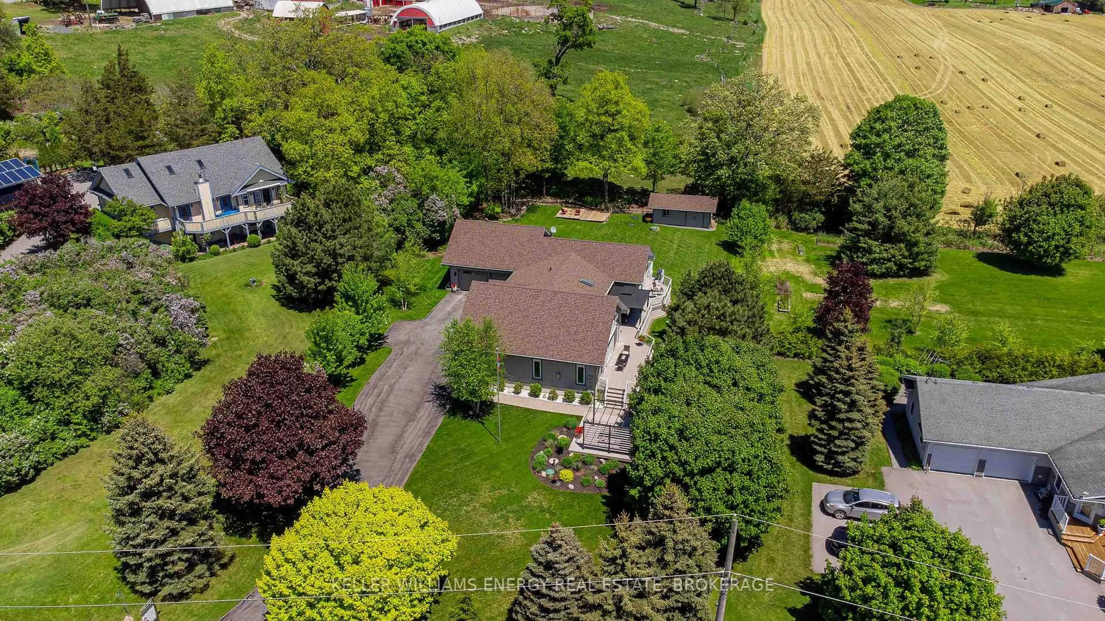 A pic from outside/outdoor area/front of a property/back of a property/a pic from drone, street for 43 Smiths Bay Ave, Prince Edward County Ontario K0K 2T0