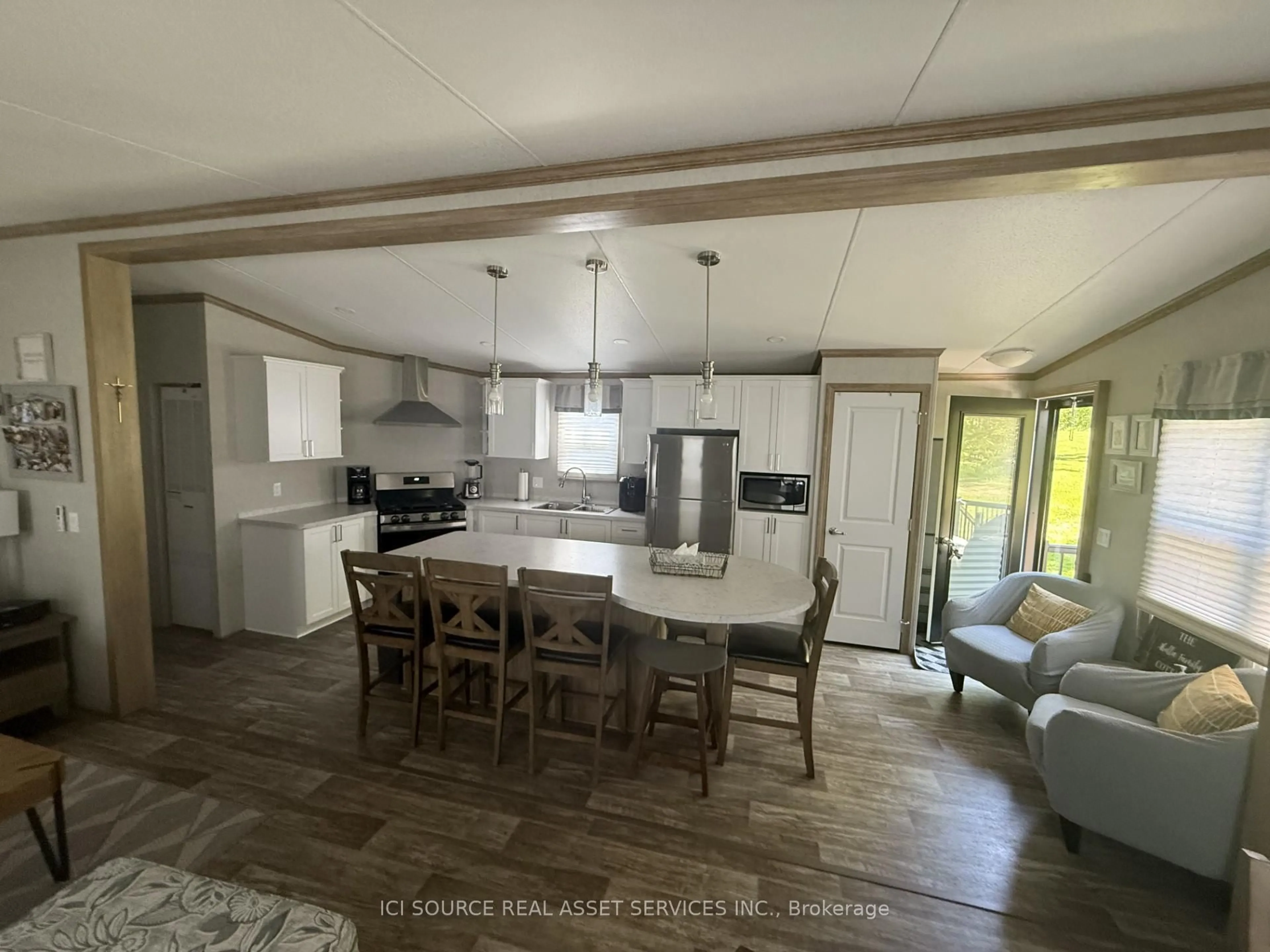 Open concept kitchen, ceramic/tile floor for 1235 Villiers Line #CHL034, Otonabee-South Monaghan Ontario K0L 2G0