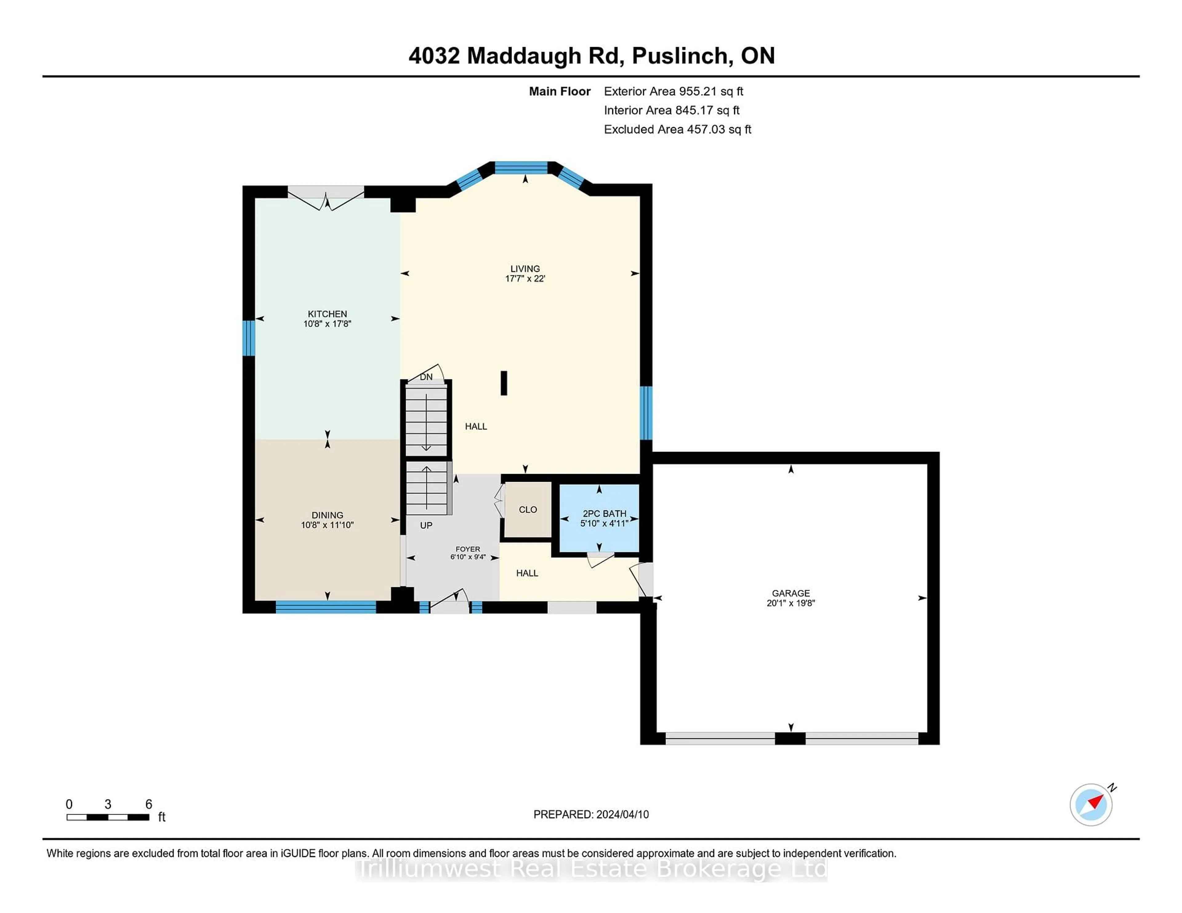 Floor plan for 4032 Maddaugh Rd, Puslinch Ontario N0B 2J0