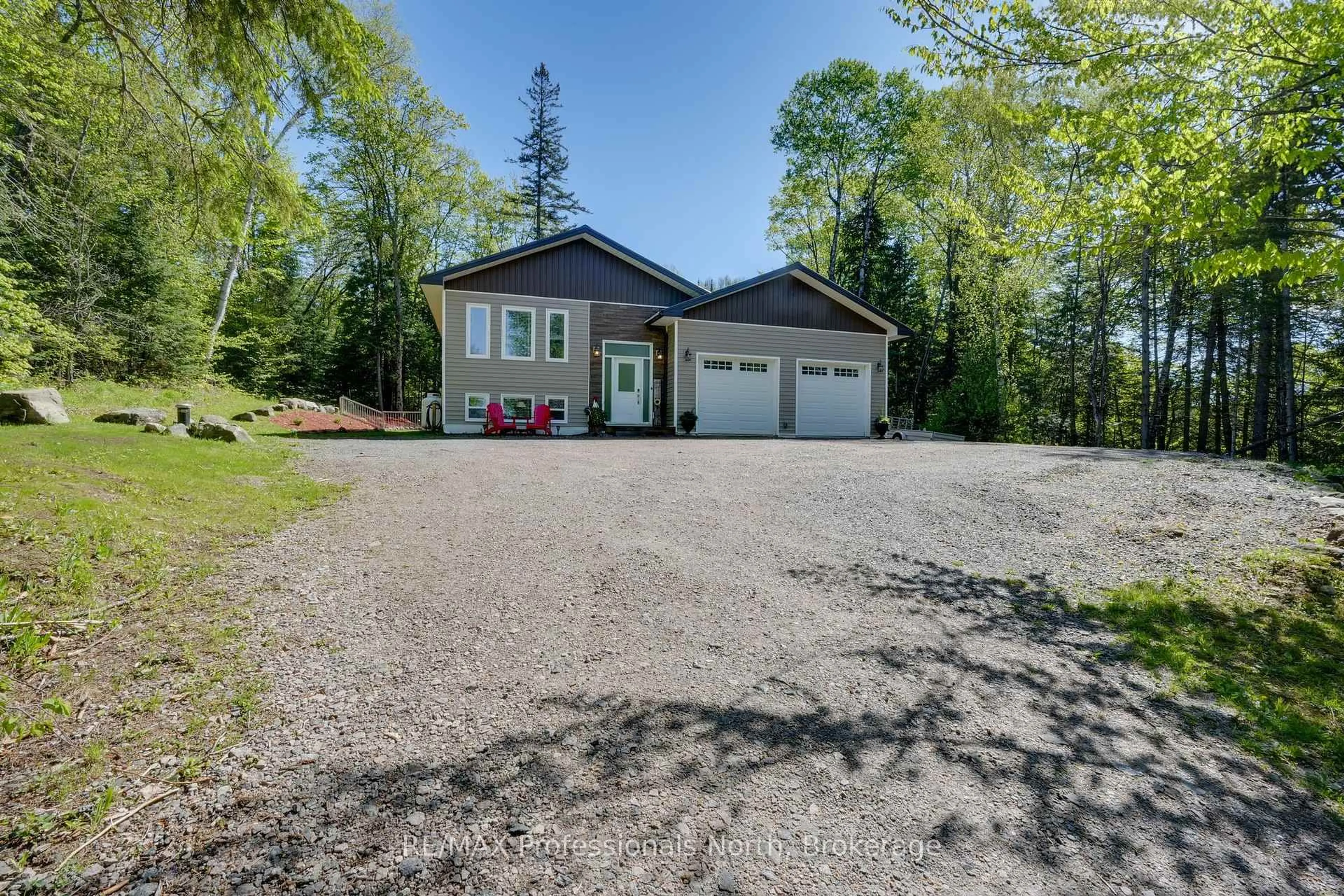 A pic from outside/outdoor area/front of a property/back of a property/a pic from drone, street for 311 STATION Rd, Perry Ontario P0A 1J0