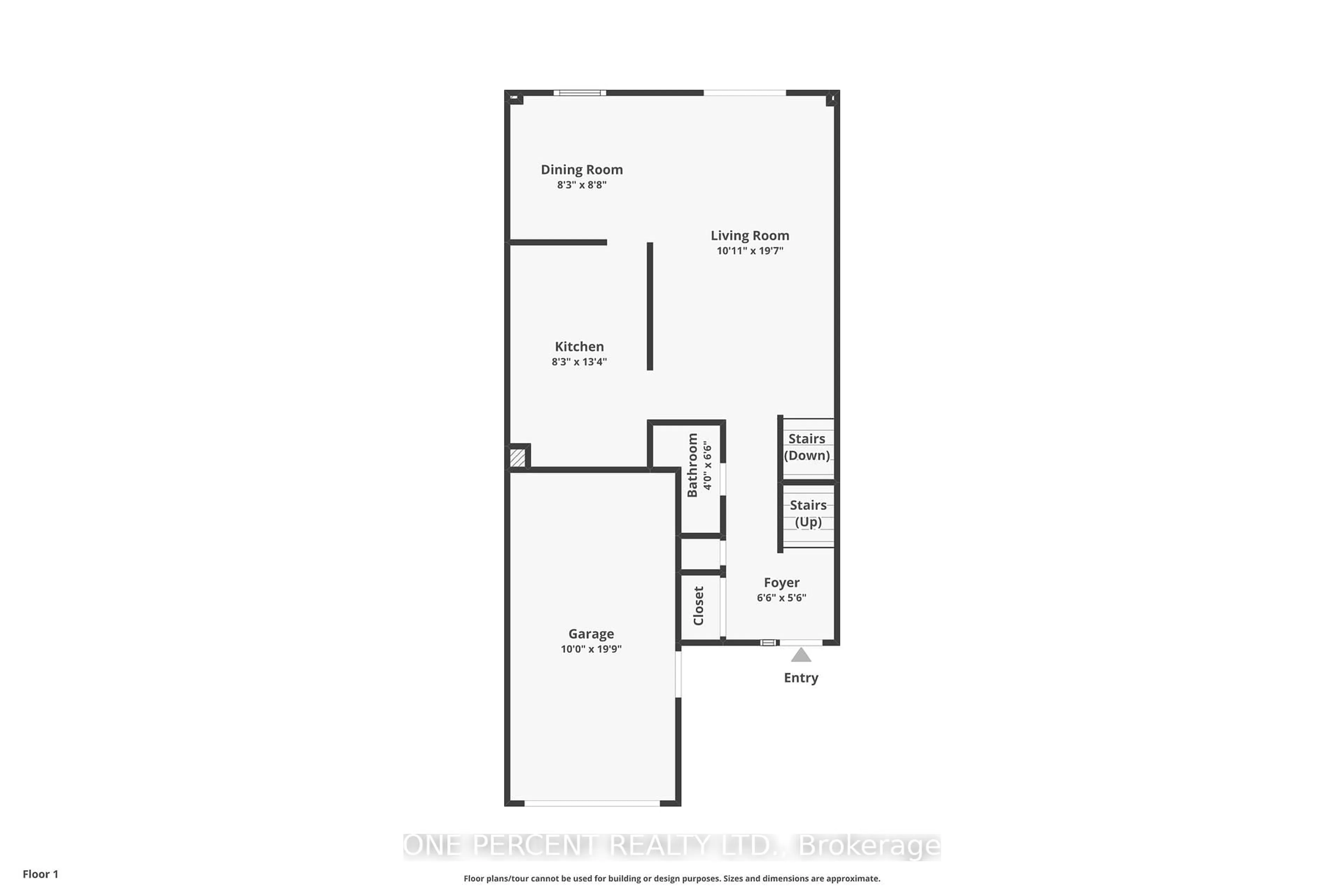 Floor plan for 1837 Axminster Crt #61, Ottawa Ontario K1C 1Z5