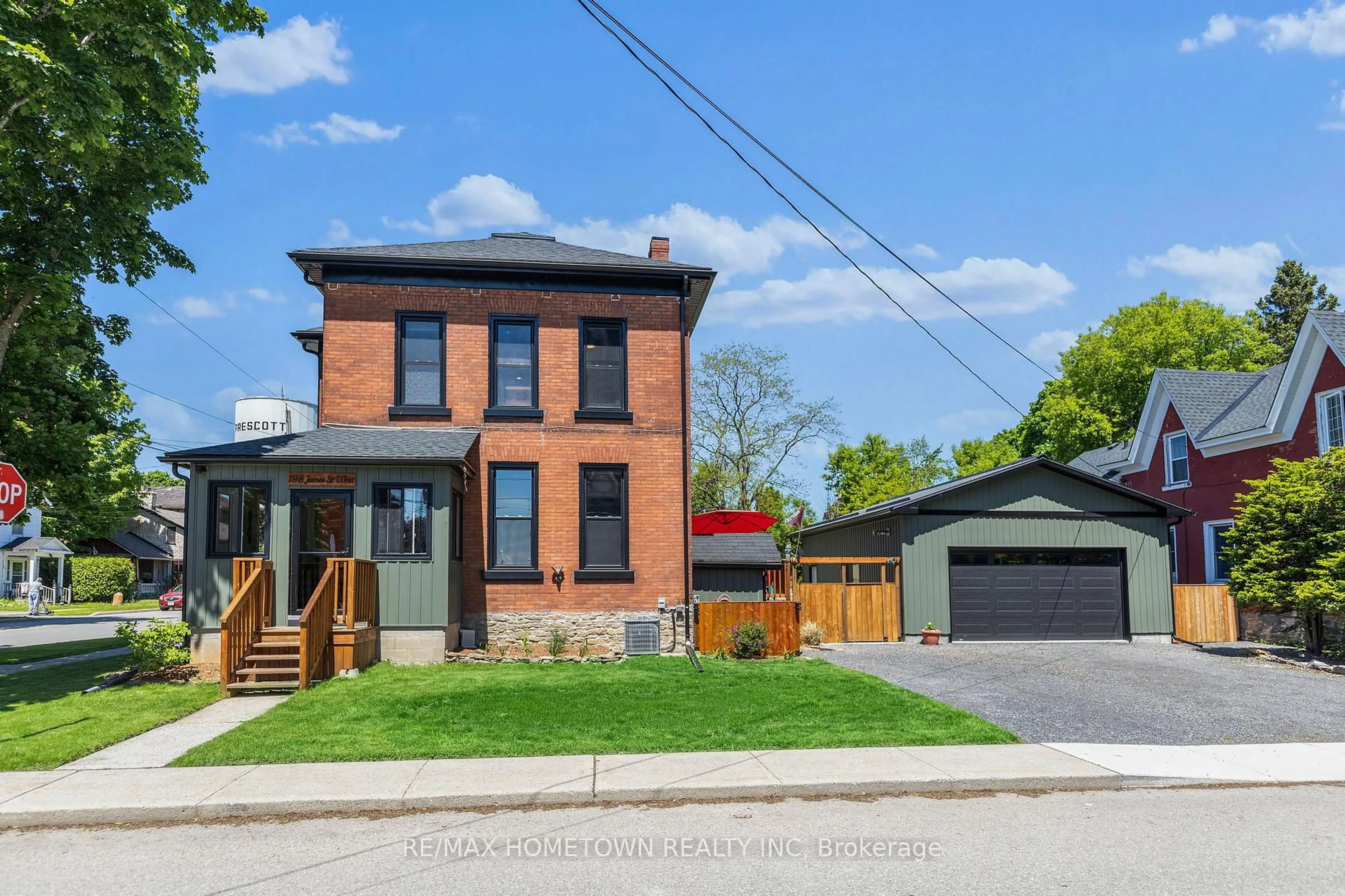 Home with brick exterior material, street for 198 James St, Prescott Ontario K0E 1T0