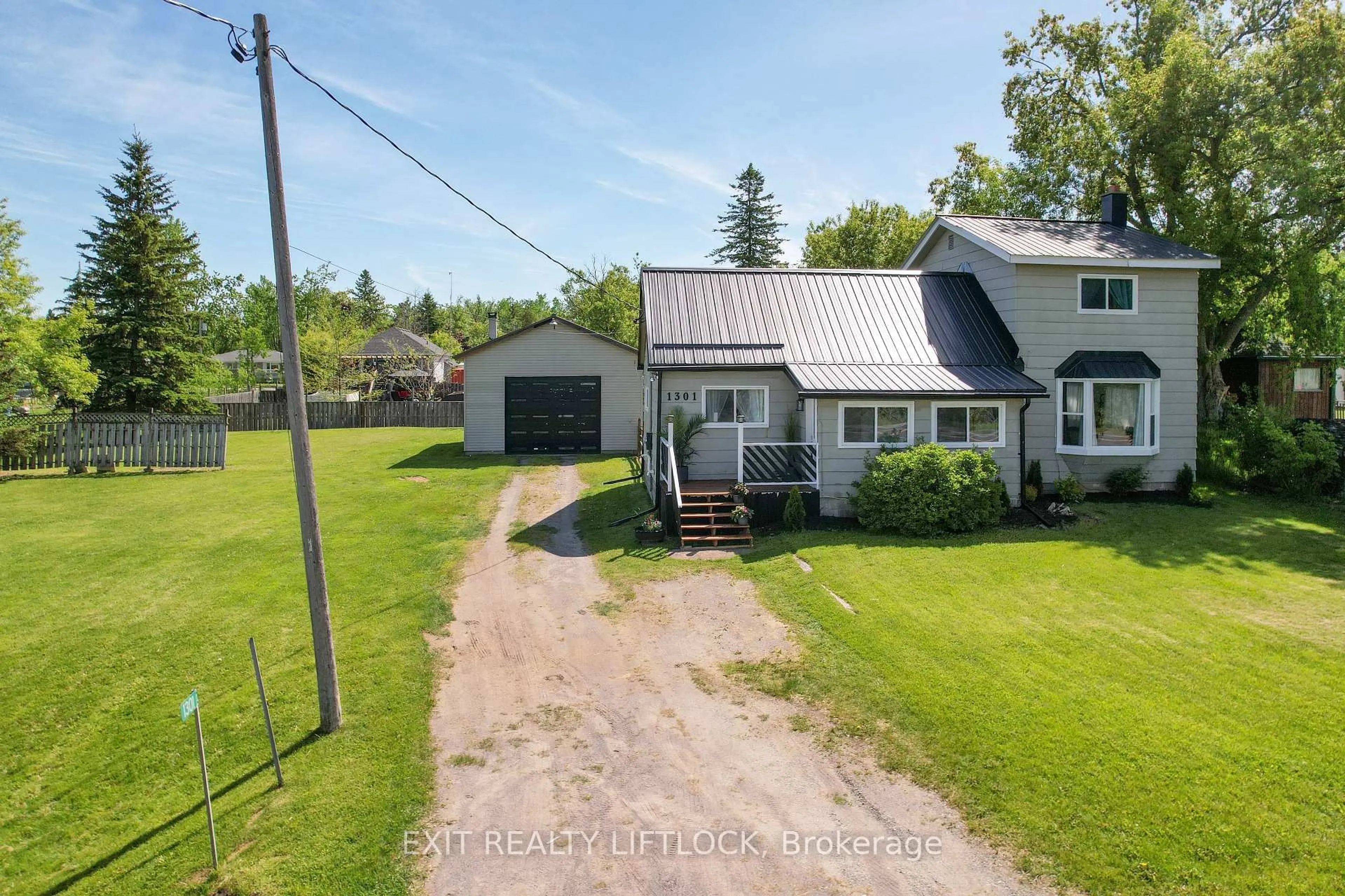 A pic from outside/outdoor area/front of a property/back of a property/a pic from drone, street for 1301 County Rd 28 N/A, Otonabee-South Monaghan Ontario K0L 1V0