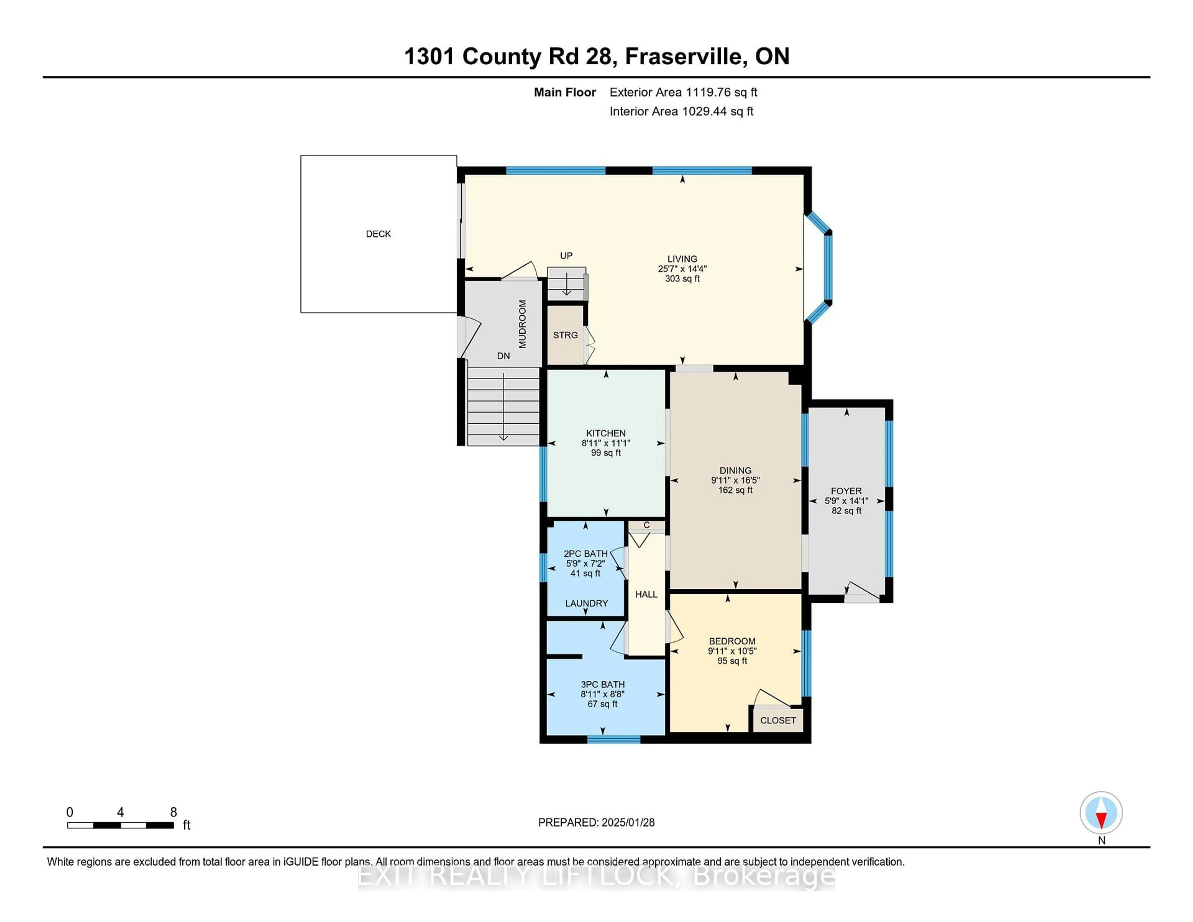 Floor plan for 1301 County Rd 28 N/A, Otonabee-South Monaghan Ontario K0L 1V0