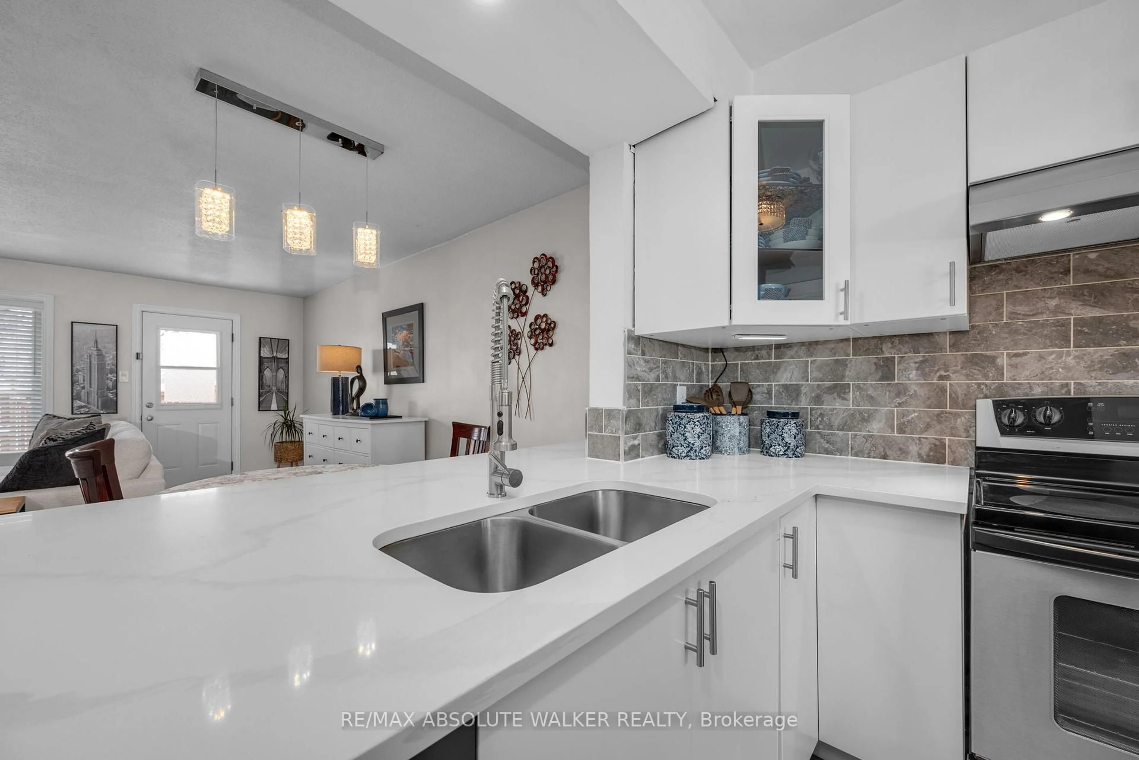 Contemporary kitchen, ceramic/tile floor for 1300 Alness Crt, Ottawa Ontario K1B 5H2